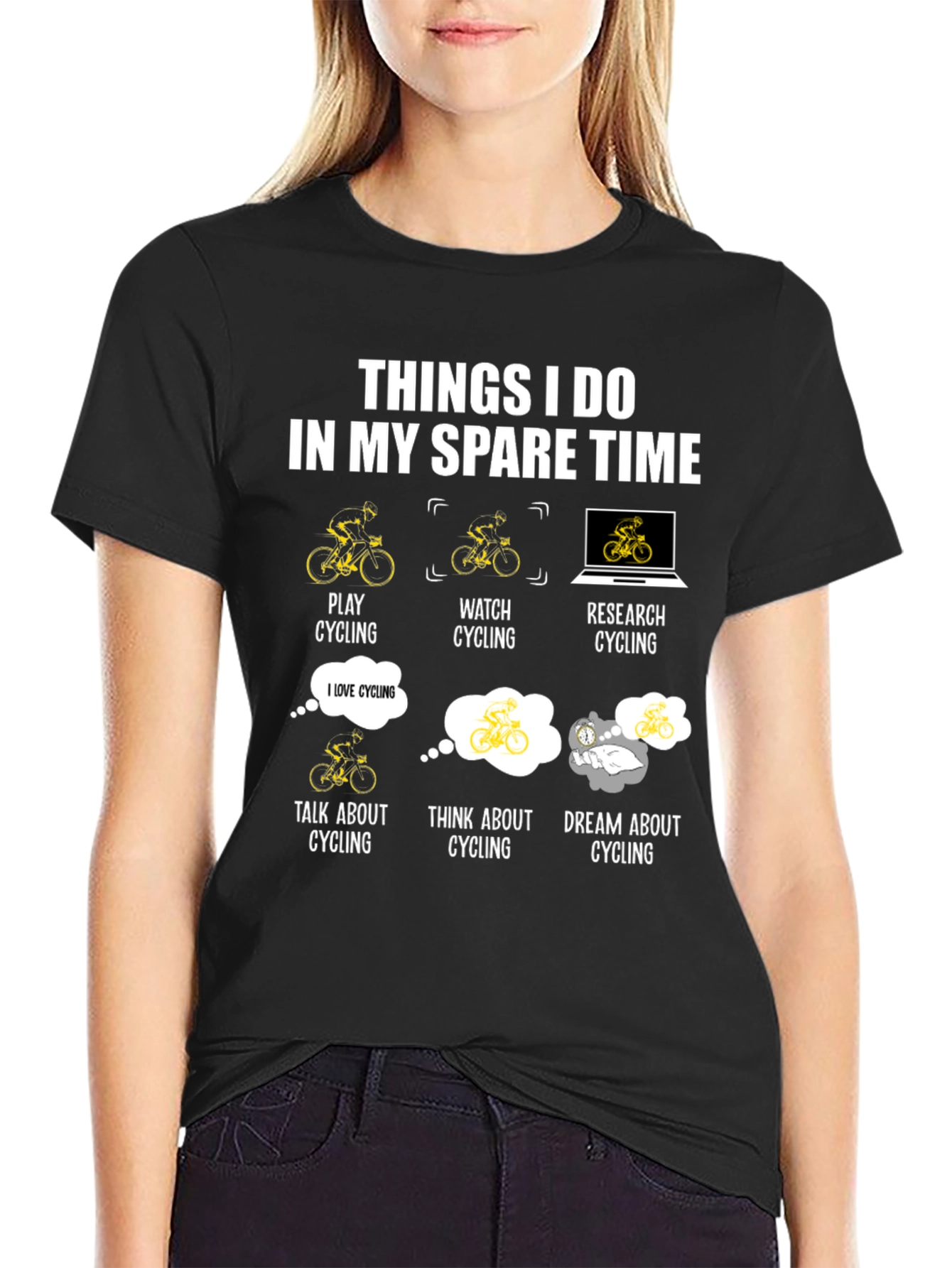 Cycling Spare Time T-Shirt - Cyclist Gift