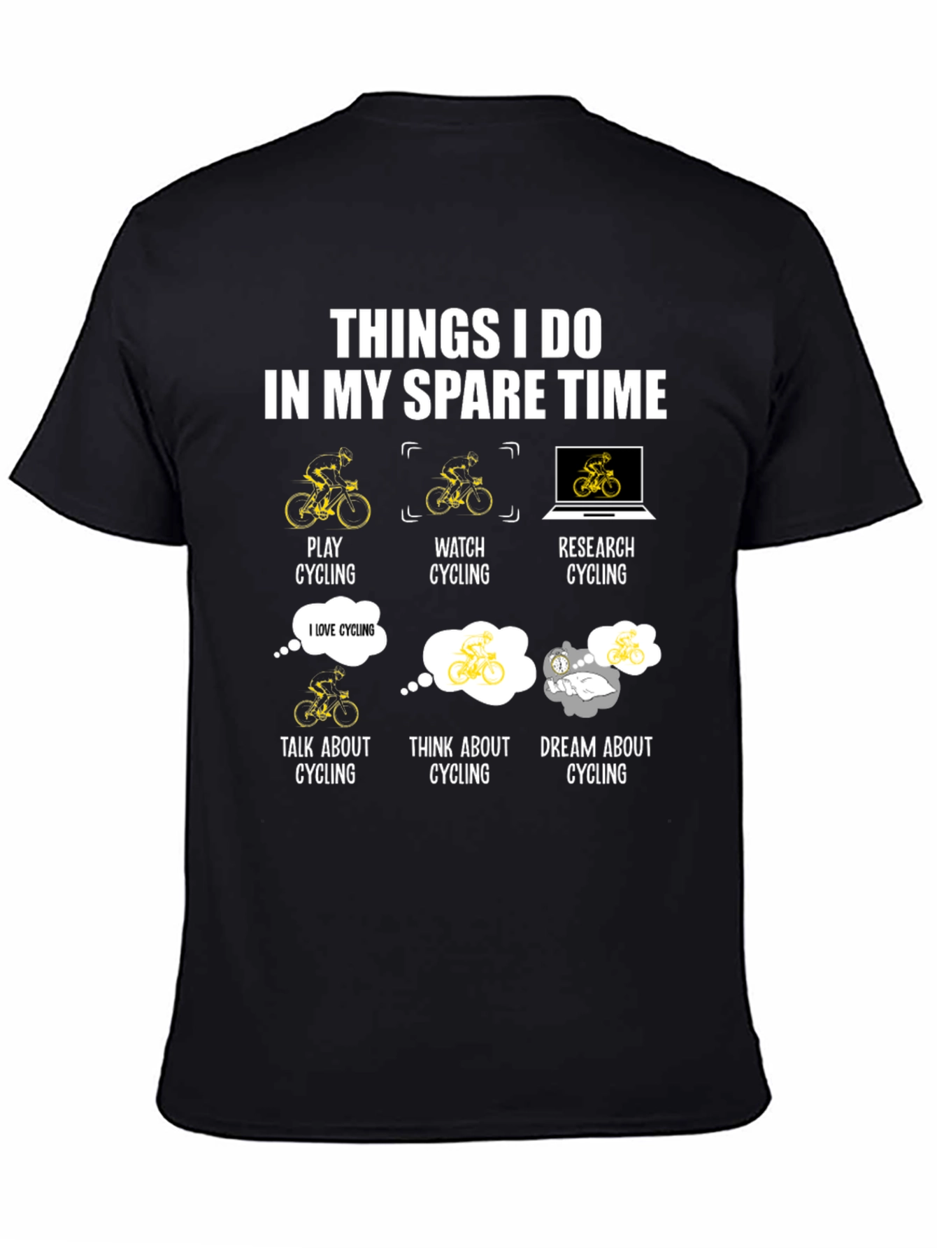 Cycling Spare Time T-Shirt - Cyclist Gift