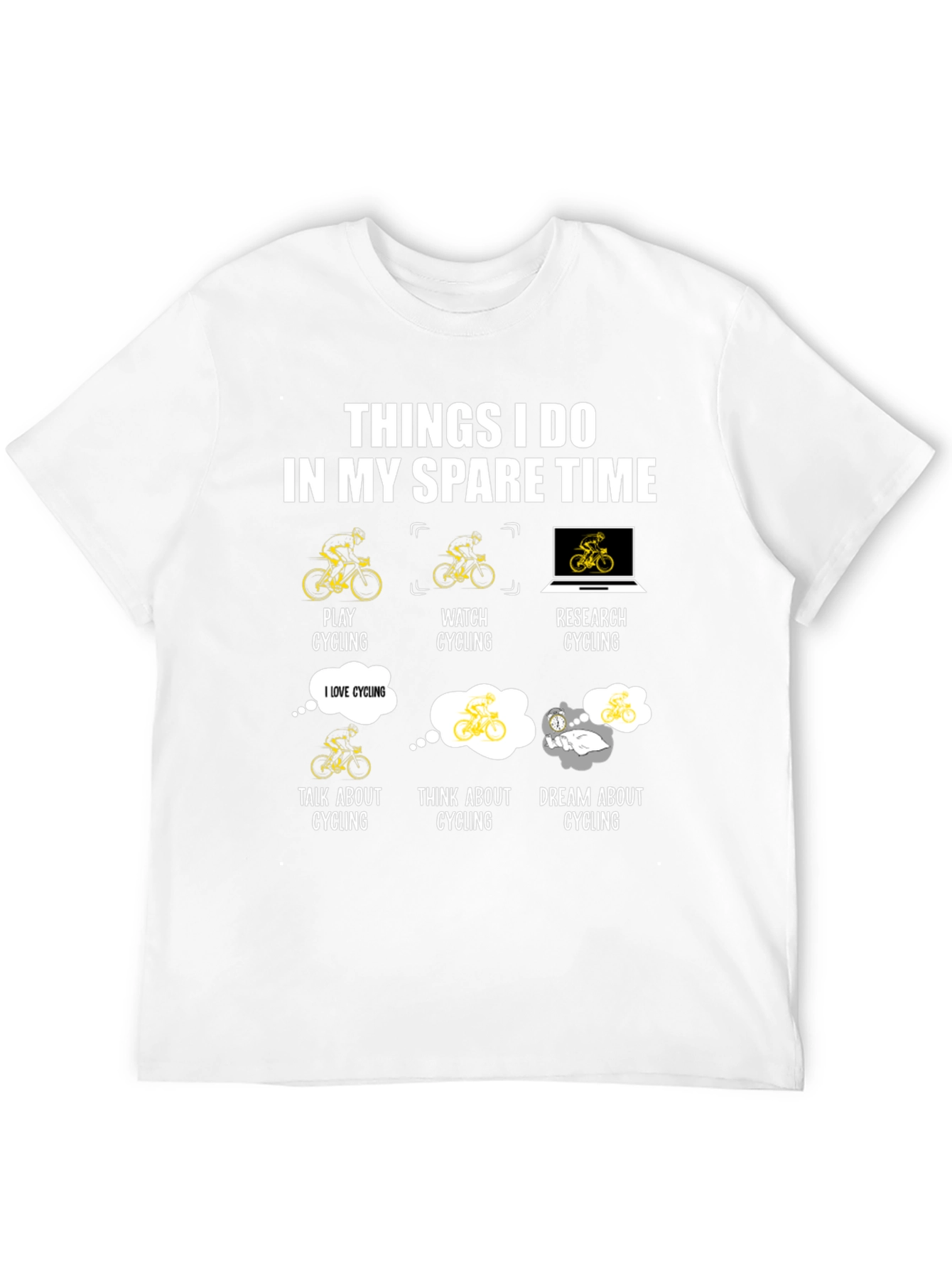 Cycling Spare Time T-Shirt - Cyclist Gift