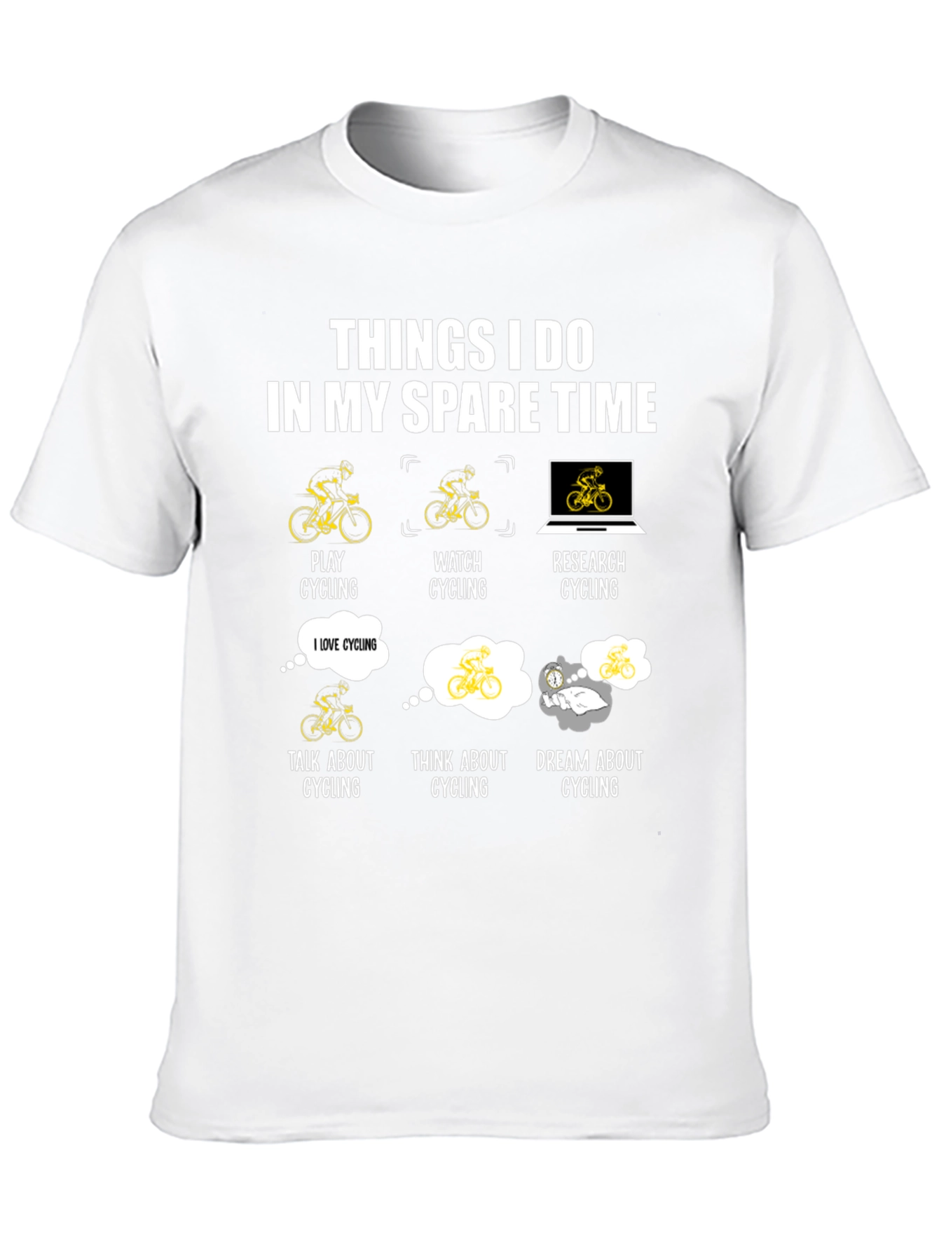 Cycling Spare Time T-Shirt - Cyclist Gift