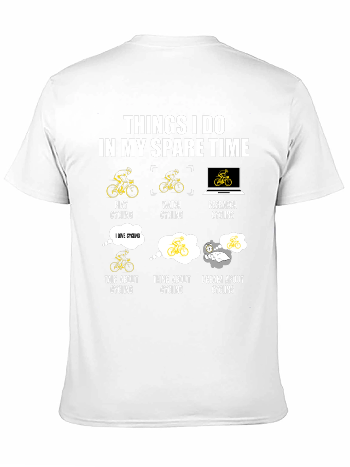 Cycling Spare Time T-Shirt - Cyclist Gift