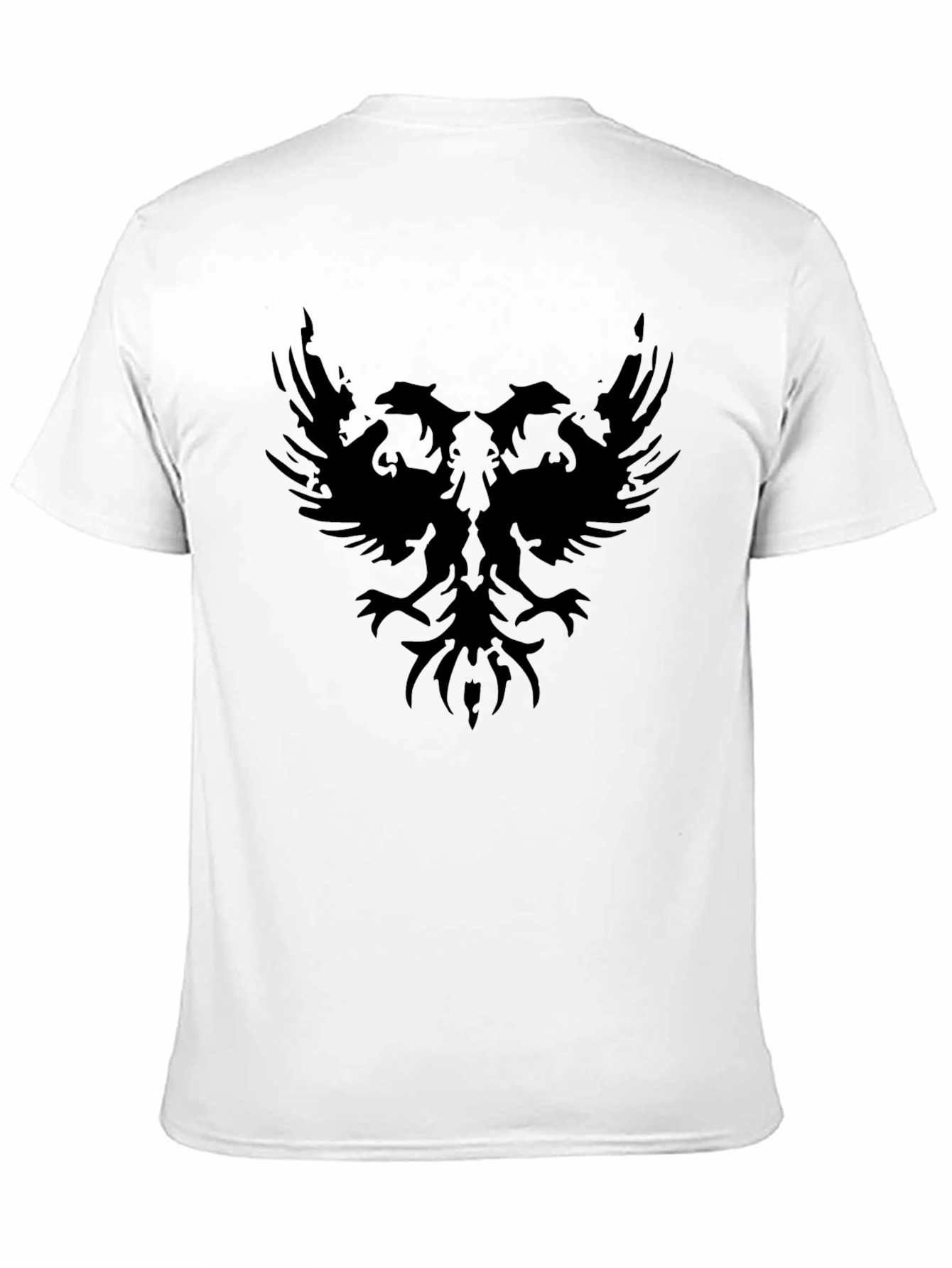 Black Two-Headed Eagle Graphic Tee - Stylish & Unique