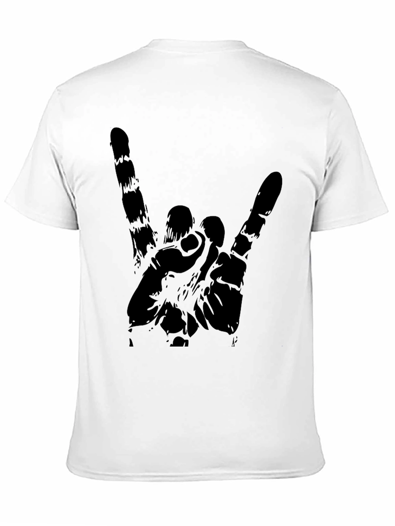 Rock On Graphic Black T-Shirt