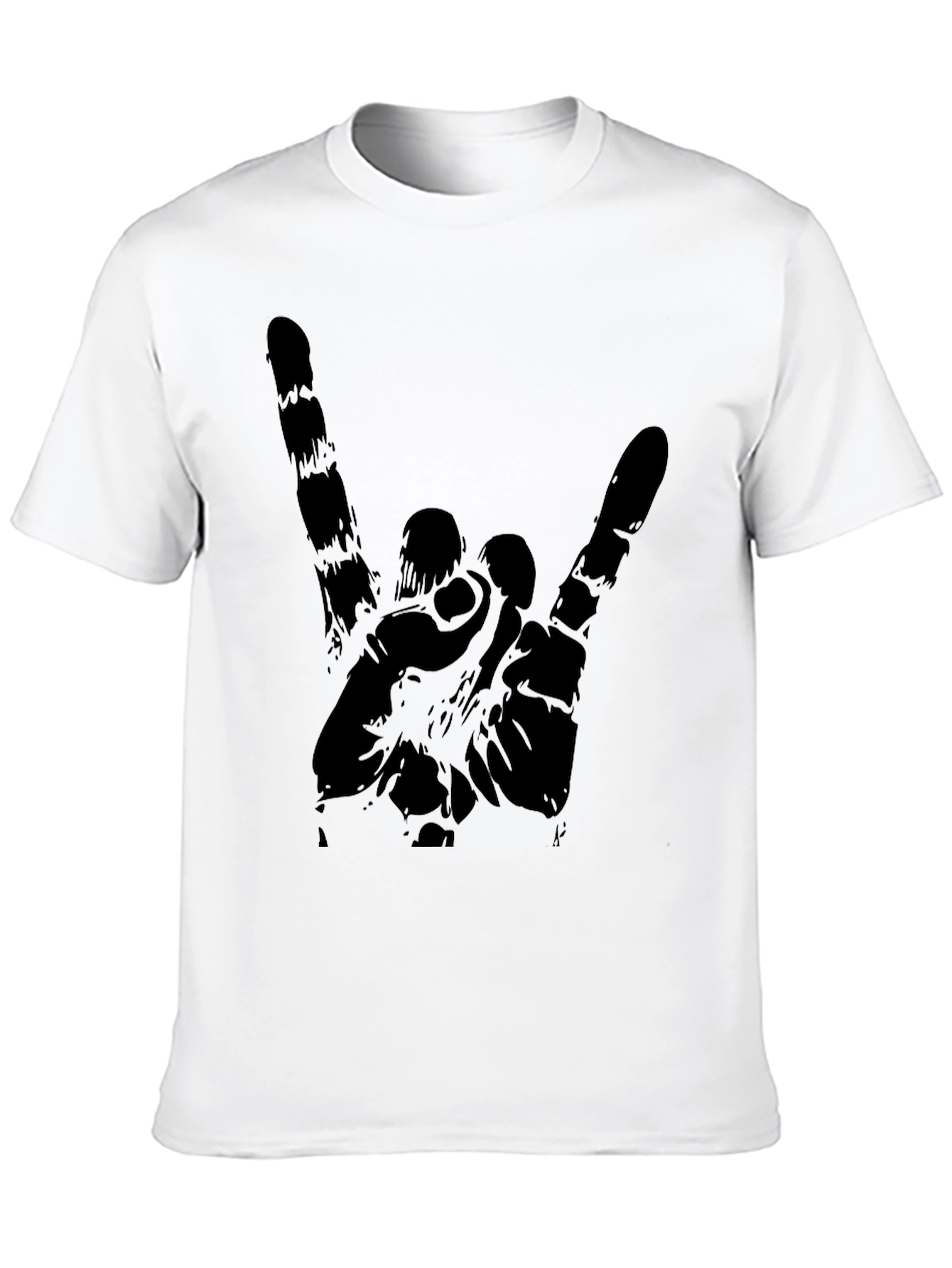 Rock On Graphic Black T-Shirt
