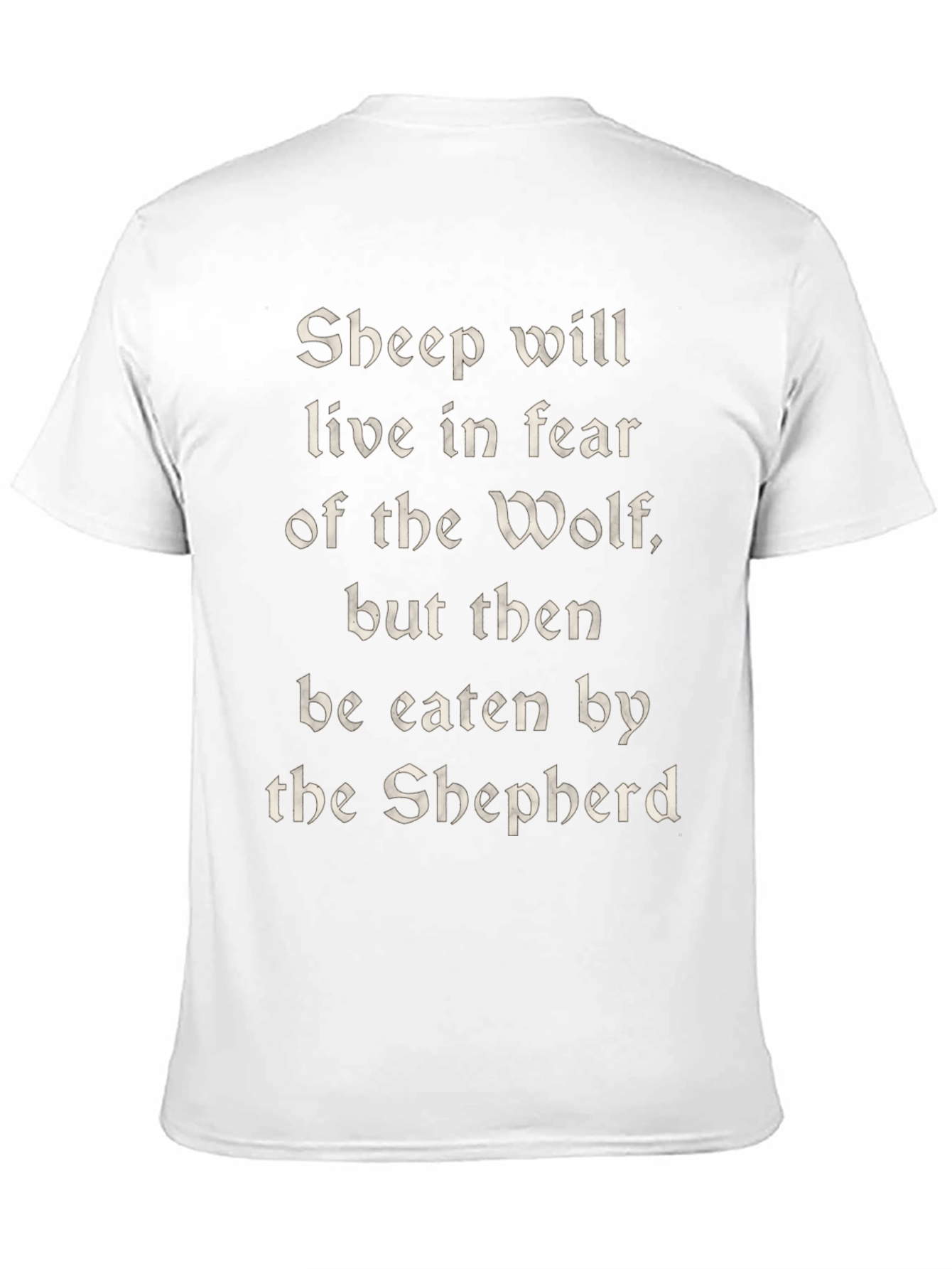 Sheep Wolf Shepherd Graphic T-Shirt