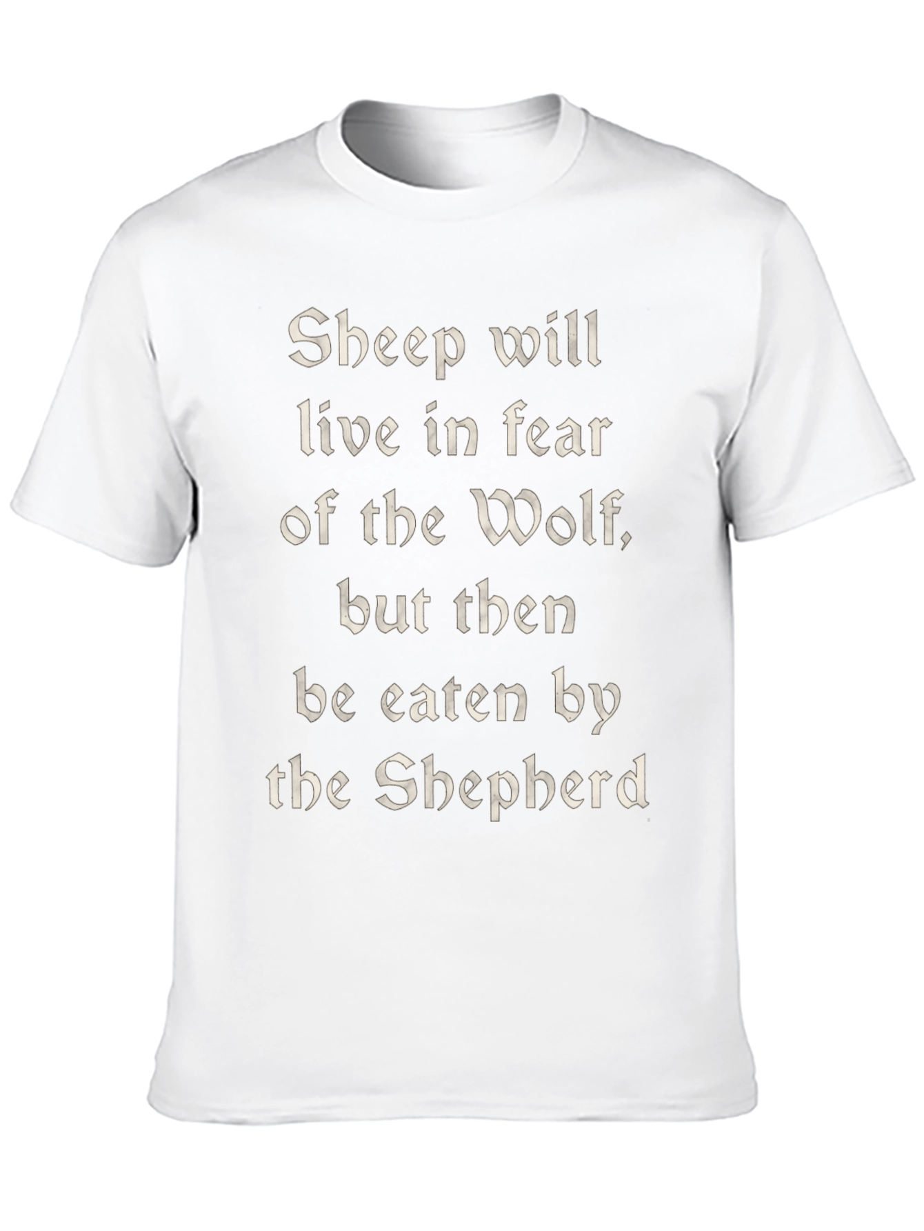 Sheep Wolf Shepherd Graphic T-Shirt