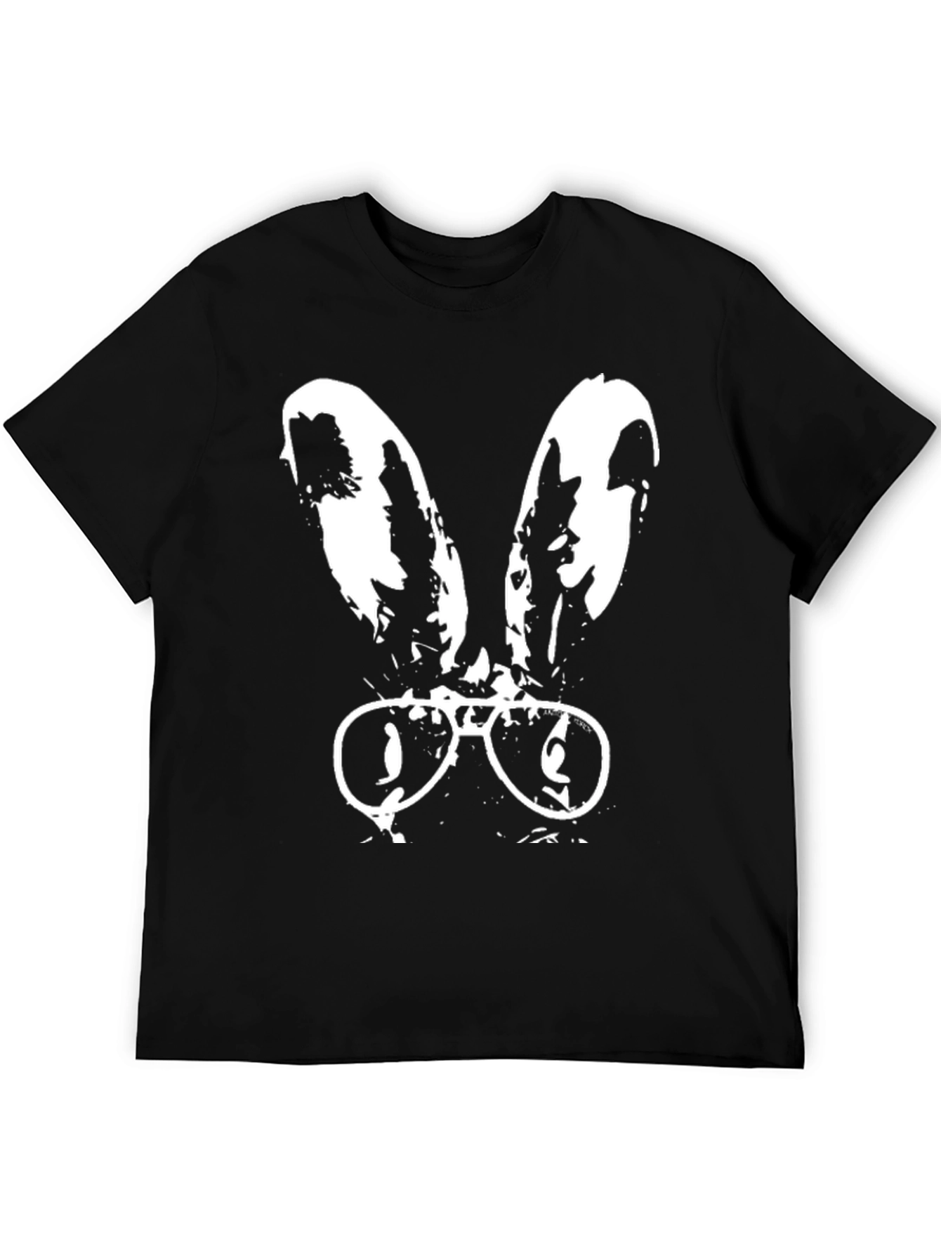 Cool Bunny Glasses Graphic Tee