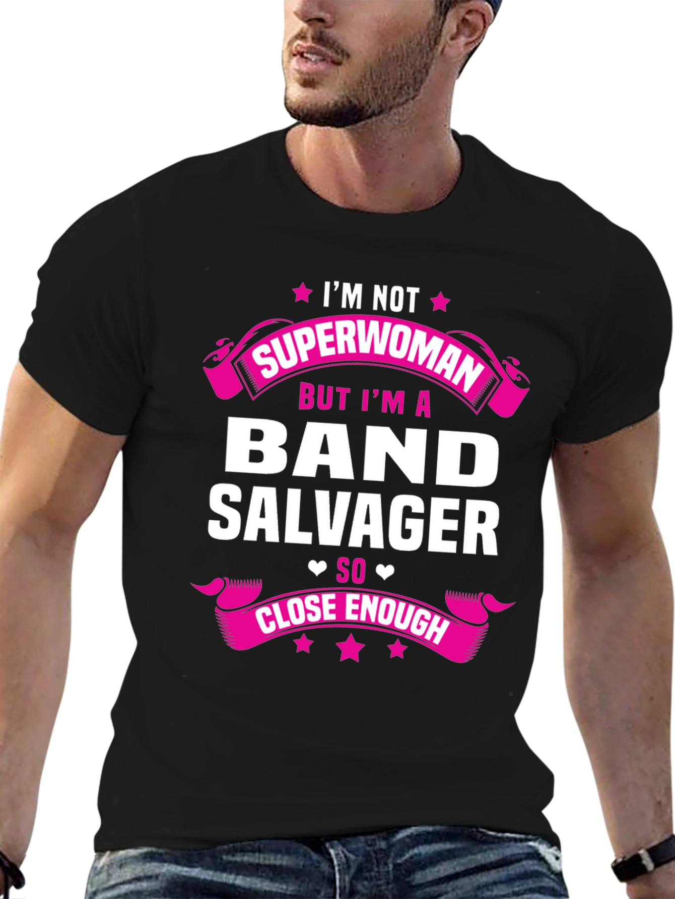 Band Salvager Graphic Tee - Novelty T-Shirt