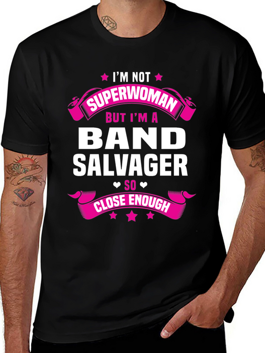 Band Salvager Graphic Tee - Novelty T-Shirt