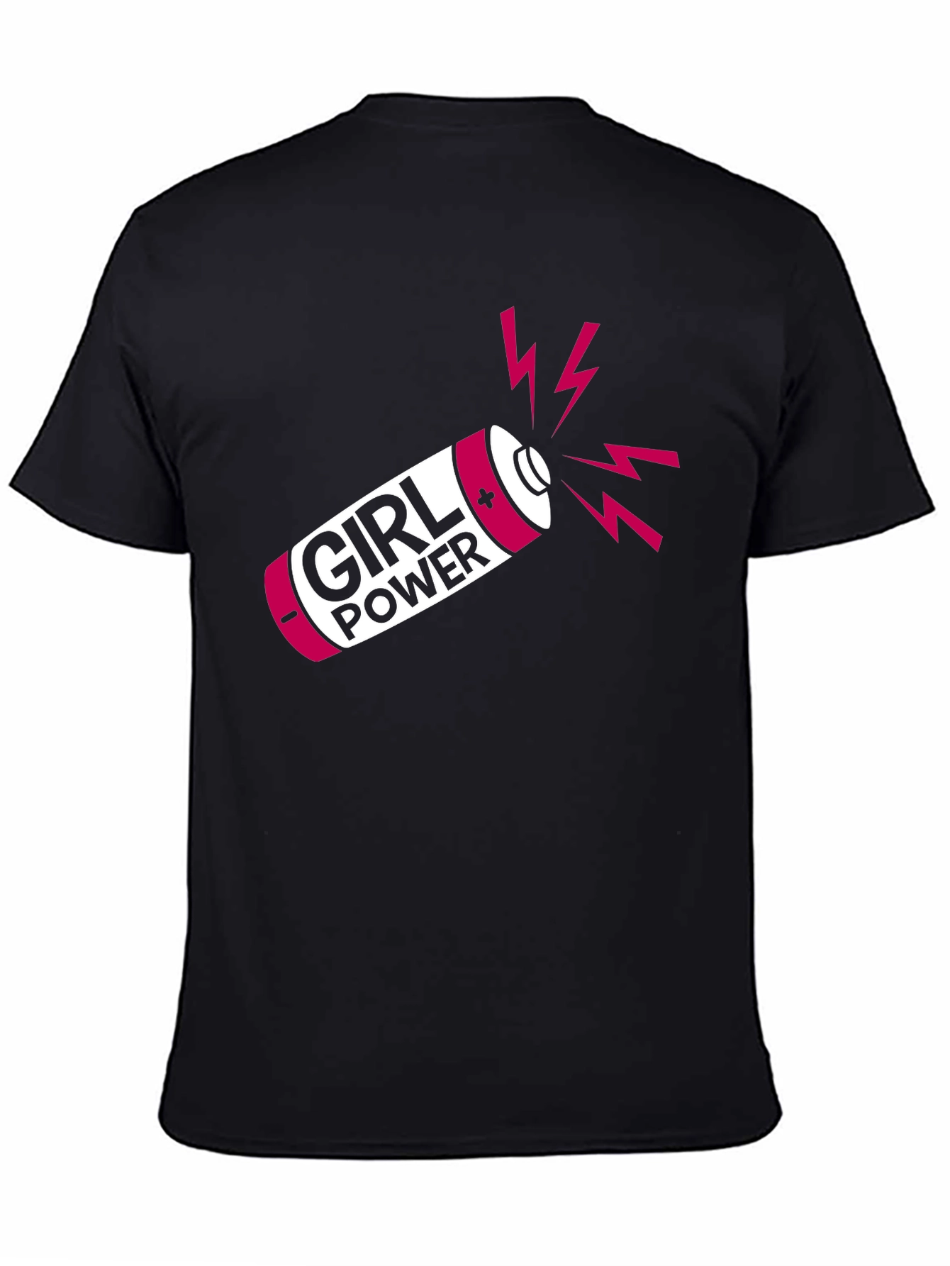Girl Power Battery T-Shirt - Empowering Womens Tee