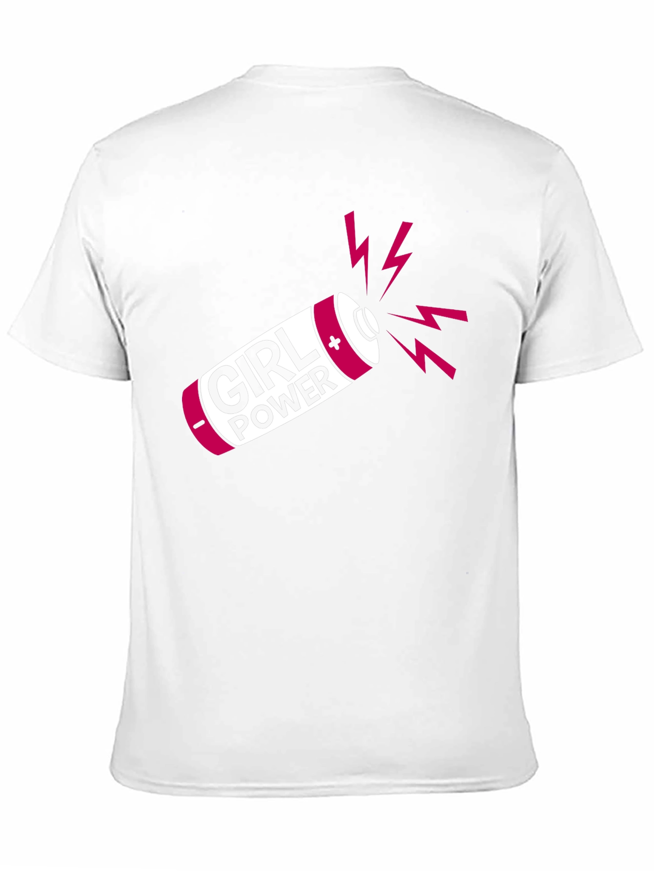 Girl Power Battery T-Shirt - Empowering Womens Tee