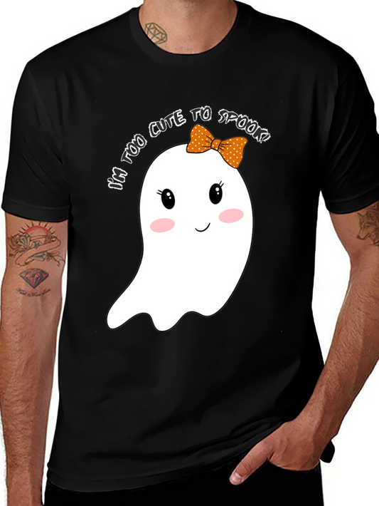 Cute Halloween Ghost Graphic T-Shirt
