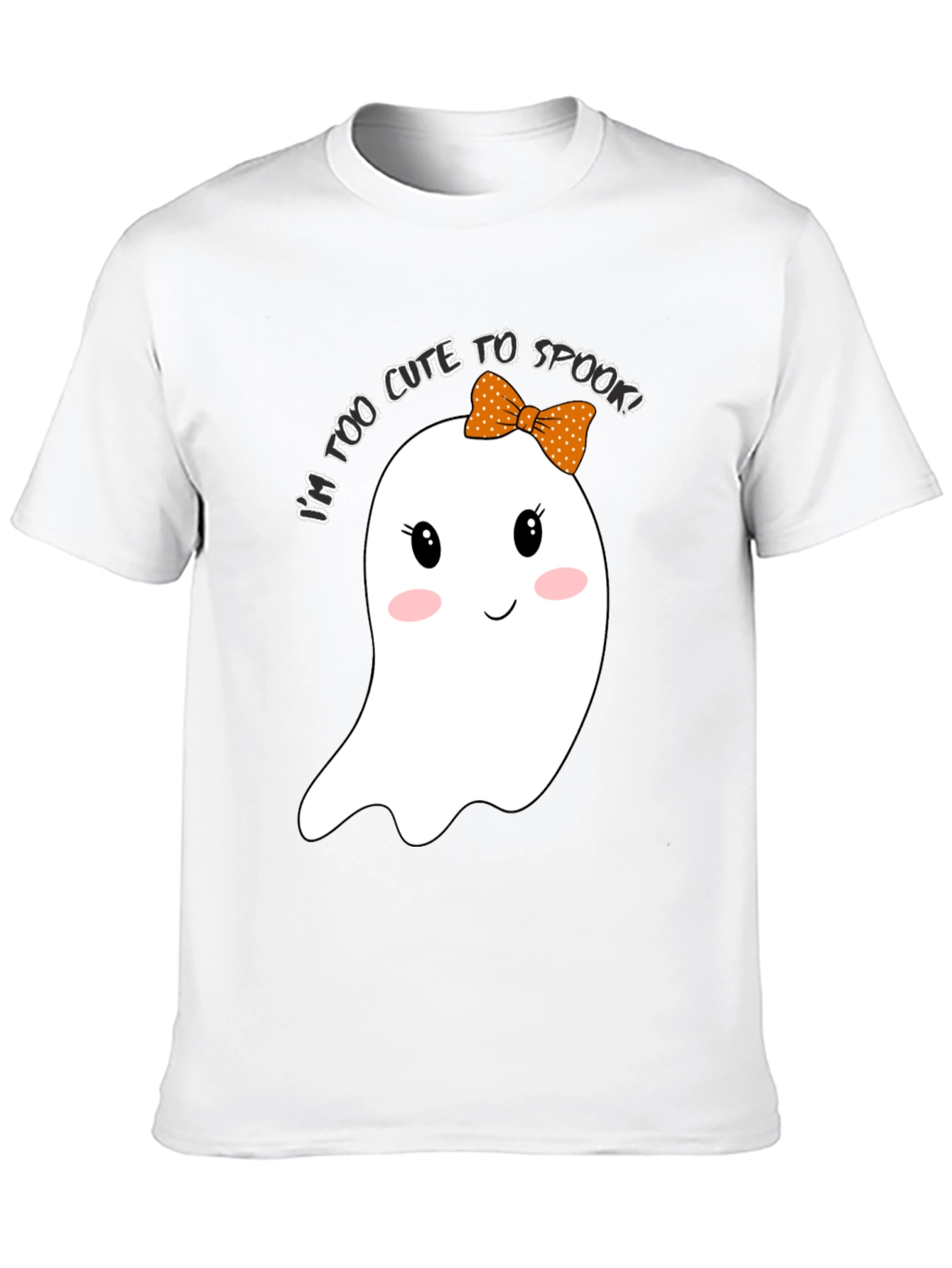 Cute Halloween Ghost Graphic T-Shirt