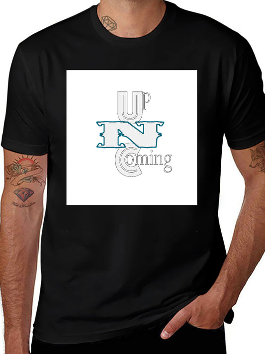 Upcoming Graphic Tee - Black Casual T-Shirt