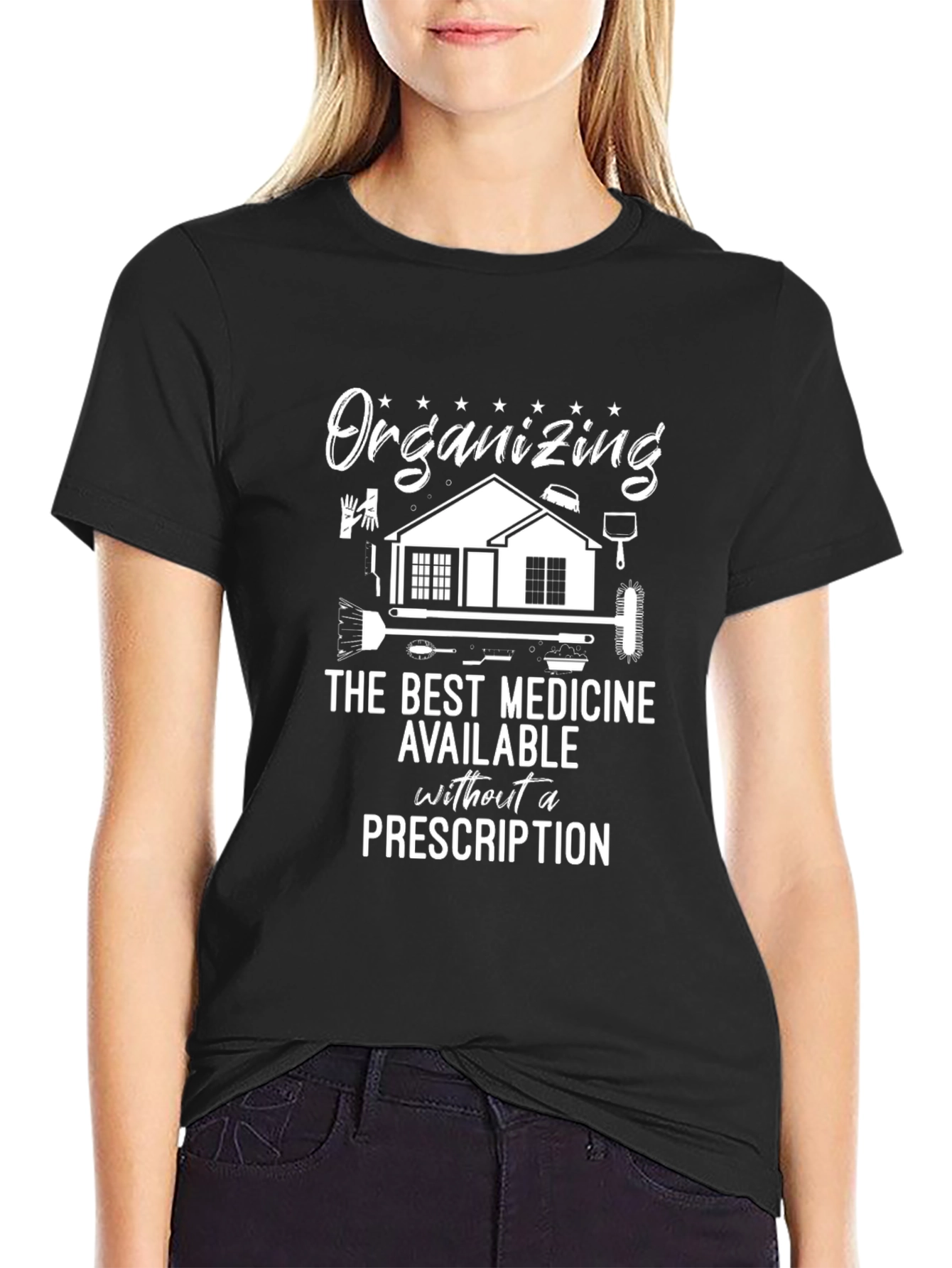 Organizing is the Best Medicine Graphic T-Shirt