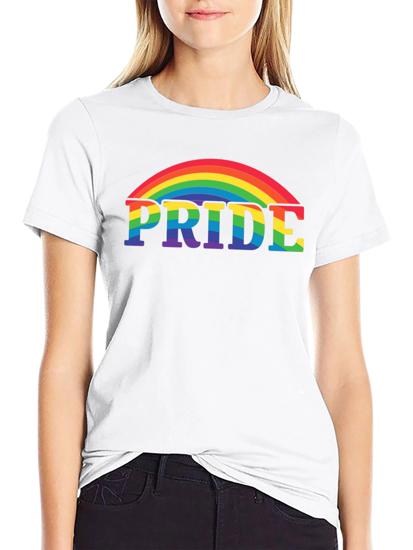 Pride Rainbow Graphic Tee