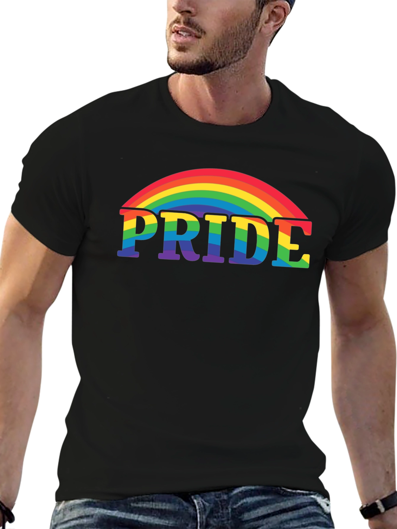 Pride Rainbow Graphic Tee