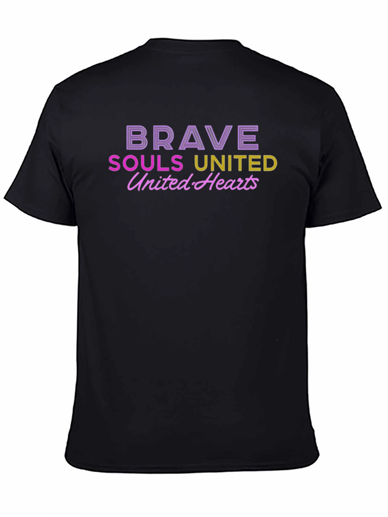 Brave Souls United Graphic T-Shirt - Black