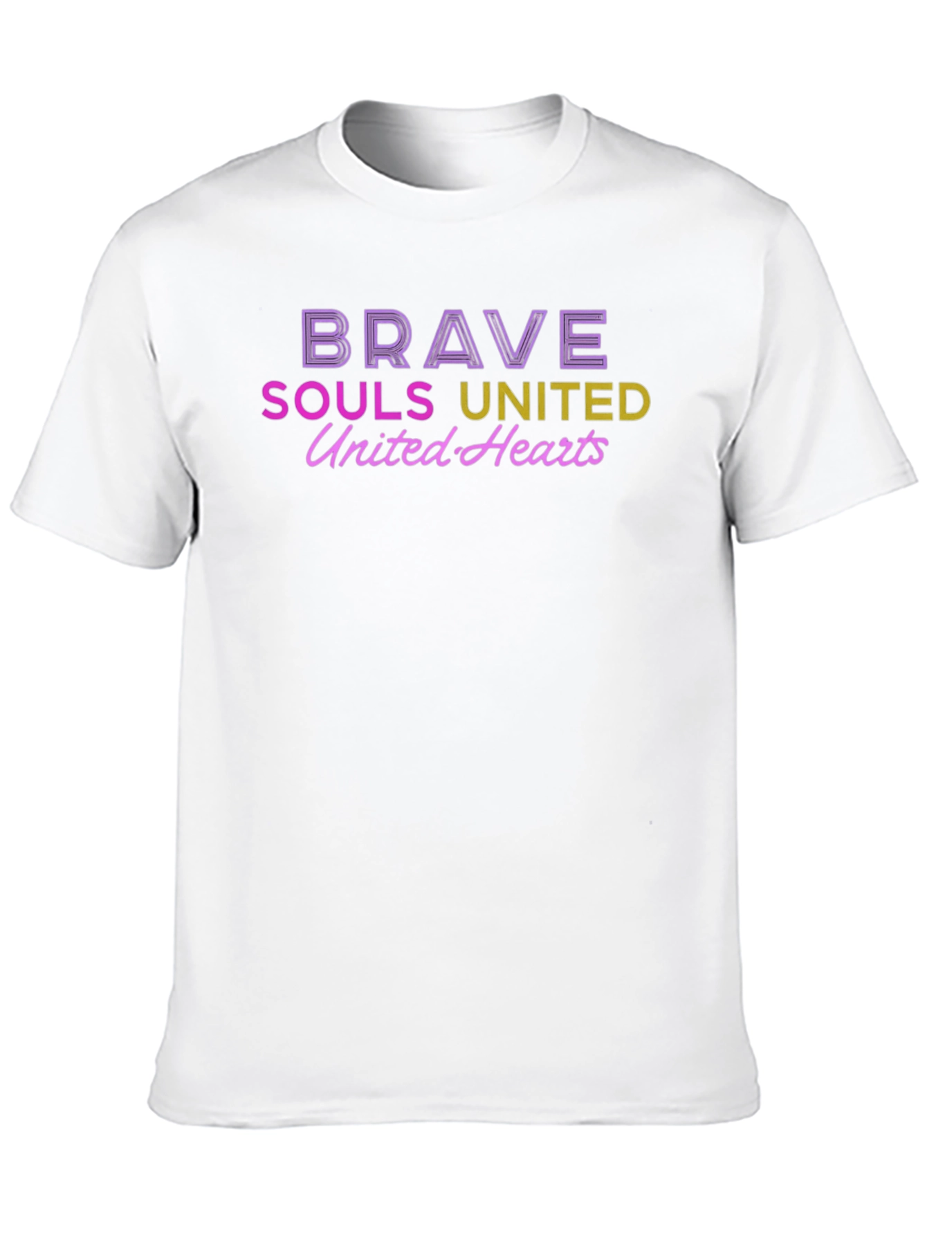 Brave Souls United Graphic T-Shirt - Black