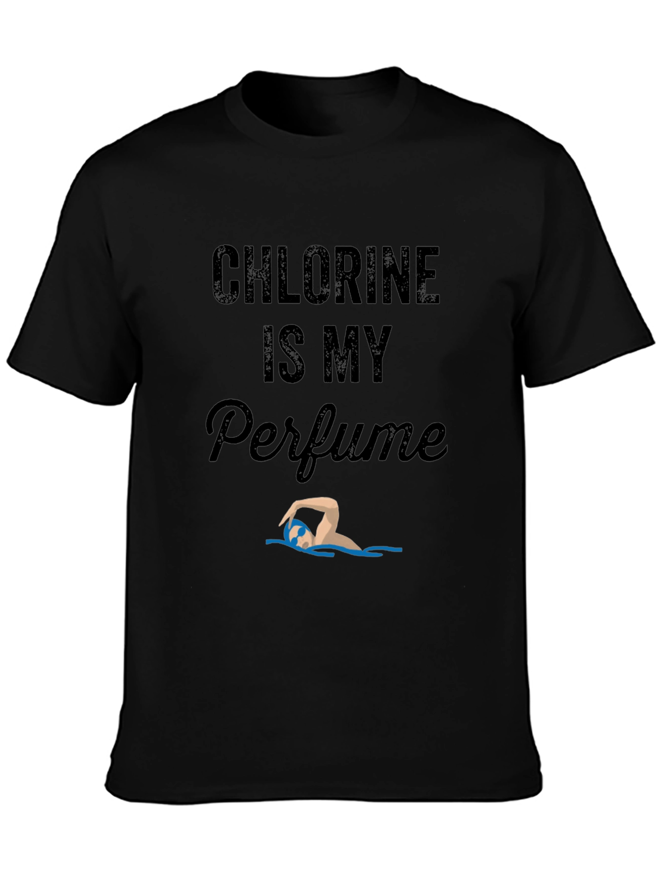 Chlorine Is My Perfume Swimmer Graphic Tee
