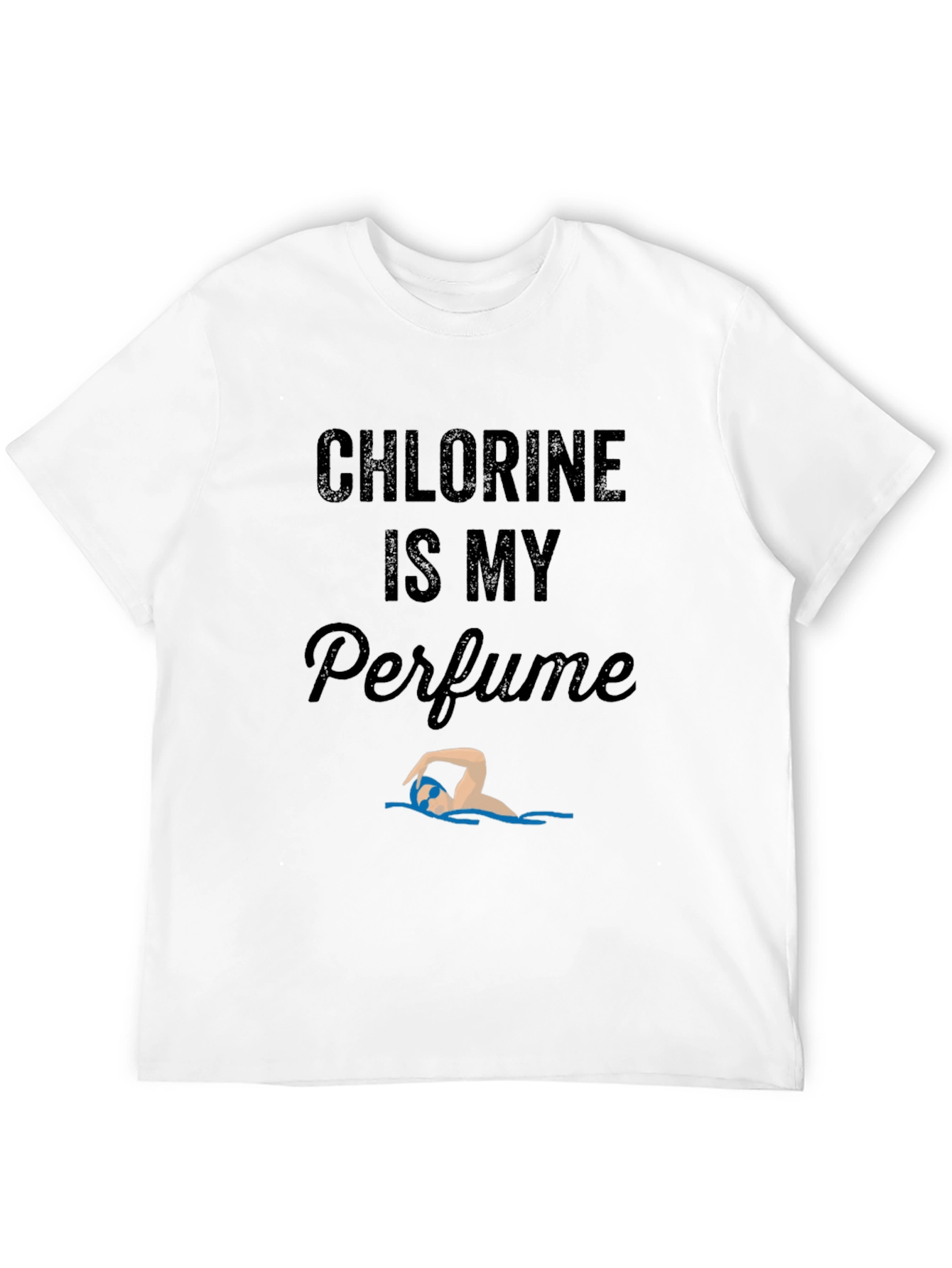 Chlorine Is My Perfume Swimmer Graphic Tee