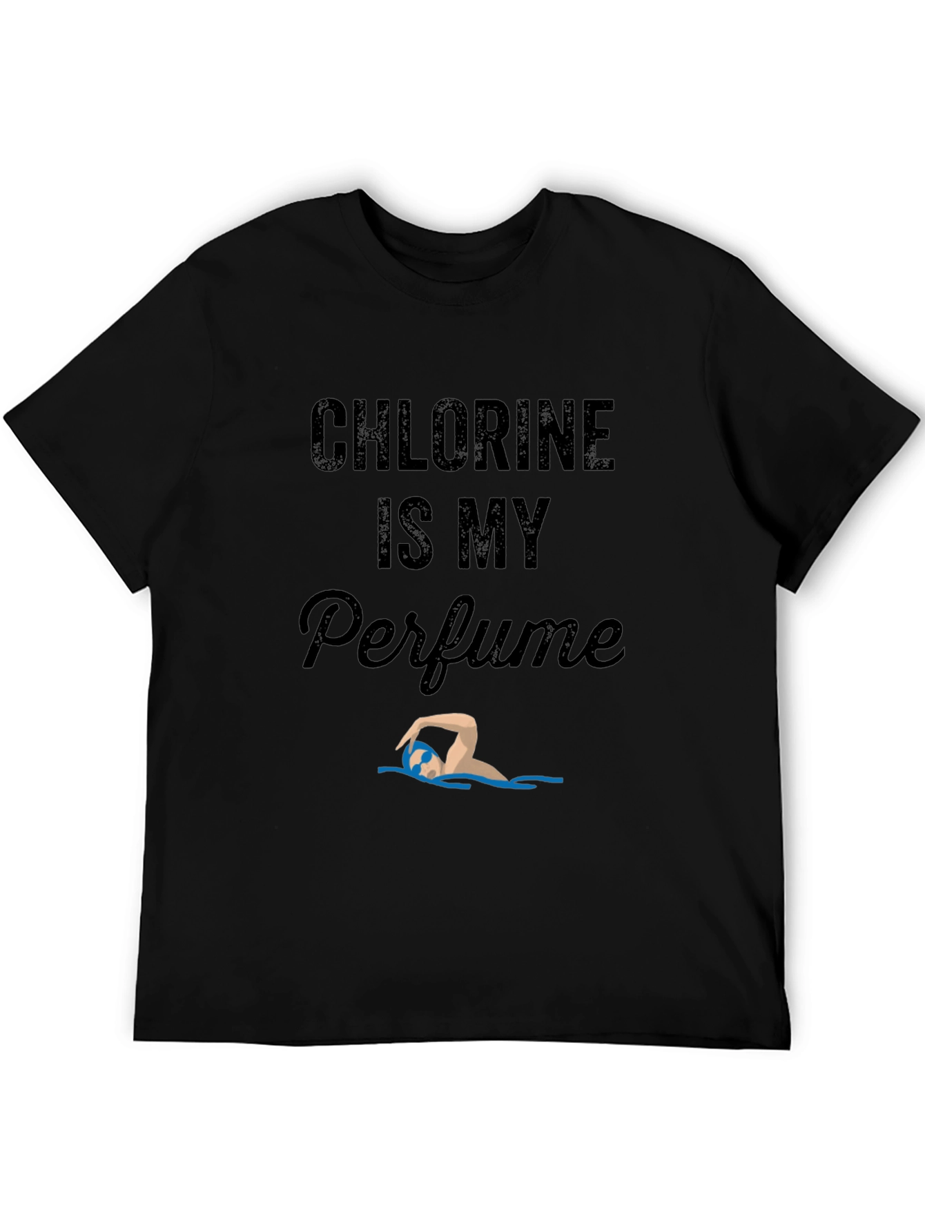 Chlorine Is My Perfume Swimmer Graphic Tee