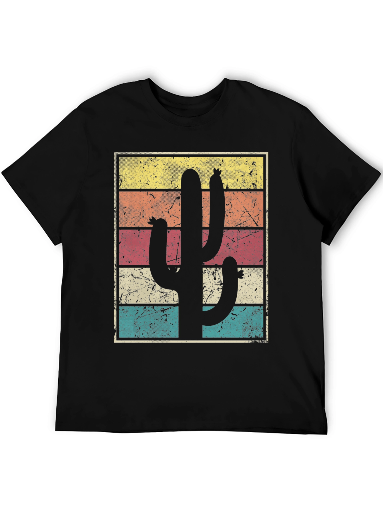 Retro Cactus Graphic T-Shirt