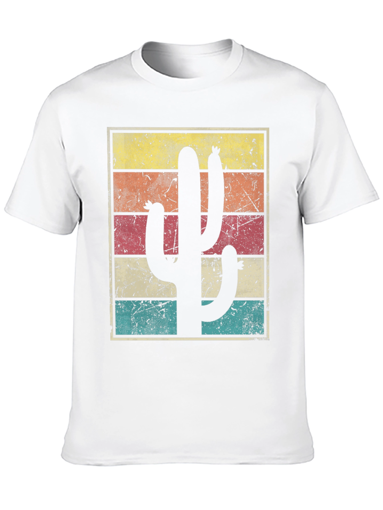 Retro Cactus Graphic T-Shirt