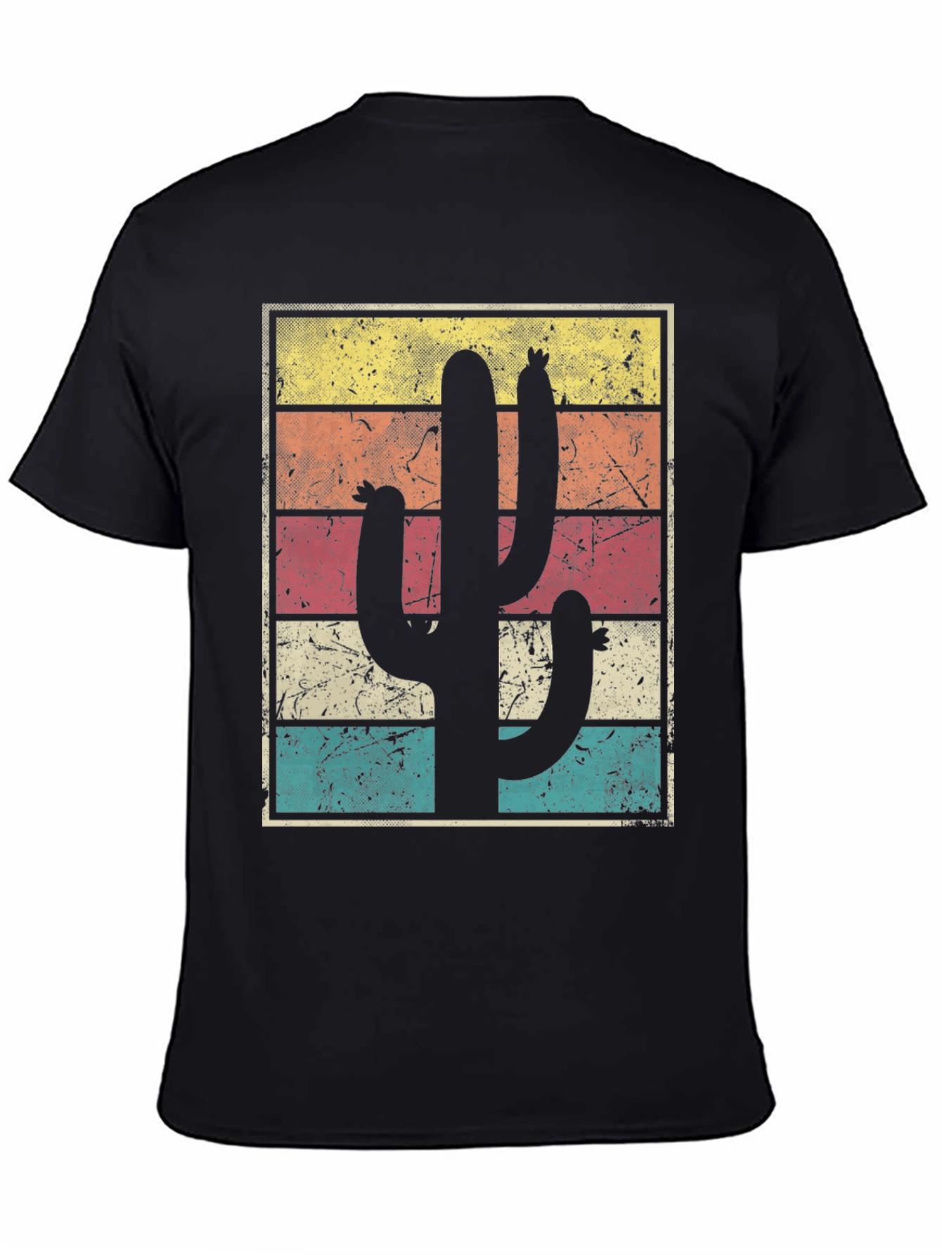 Retro Cactus Graphic T-Shirt
