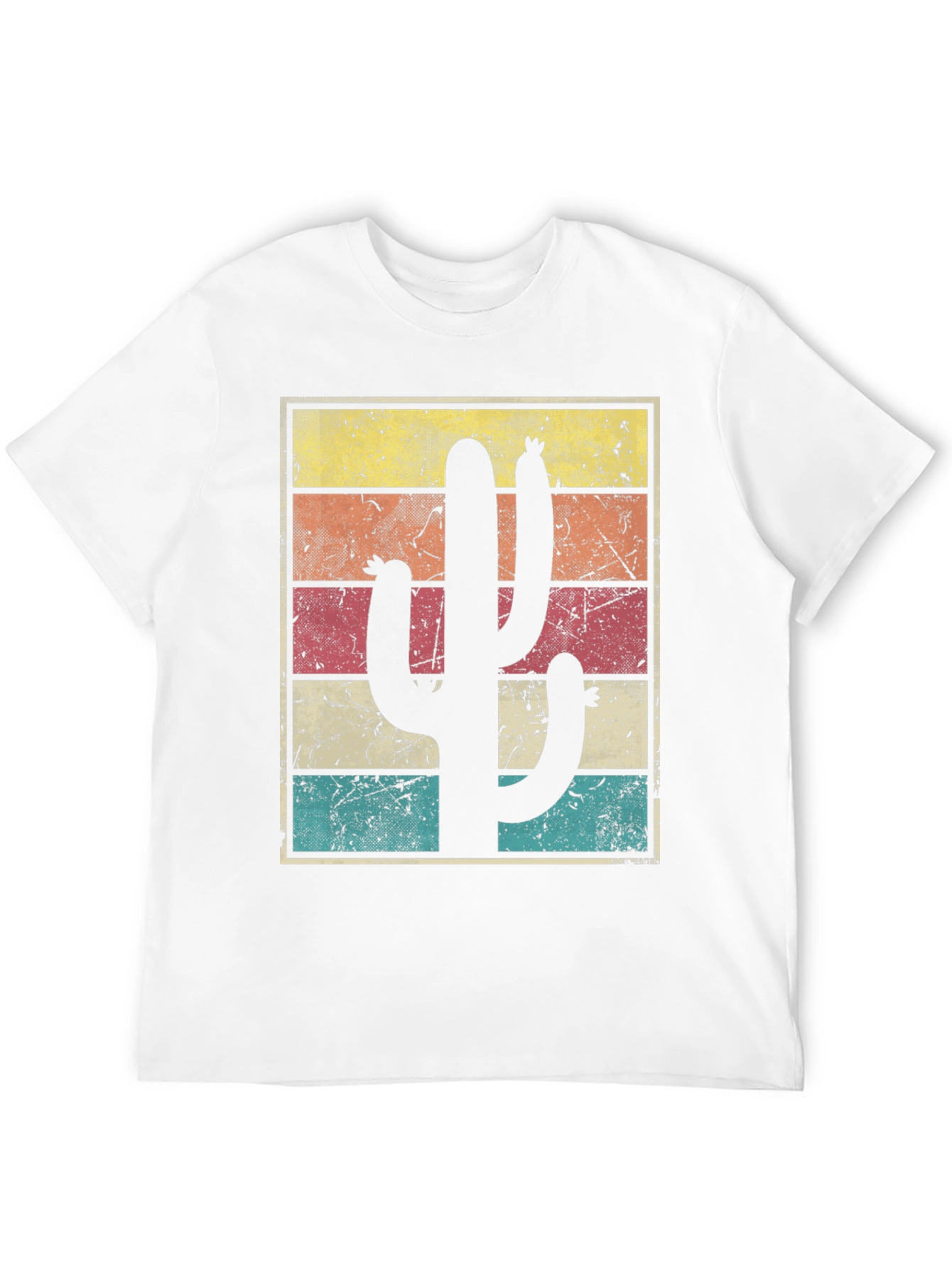 Retro Cactus Graphic T-Shirt