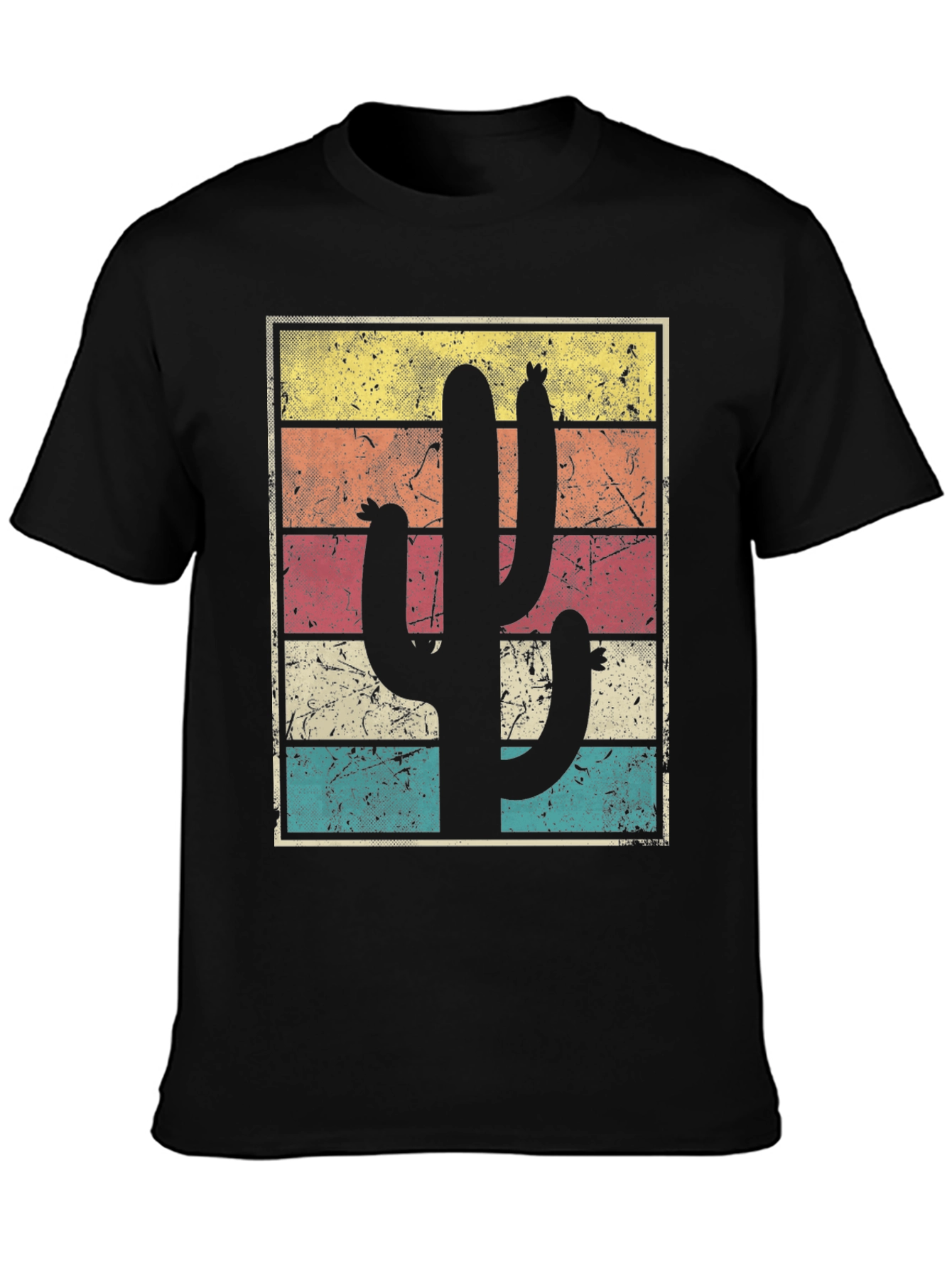 Retro Cactus Graphic T-Shirt