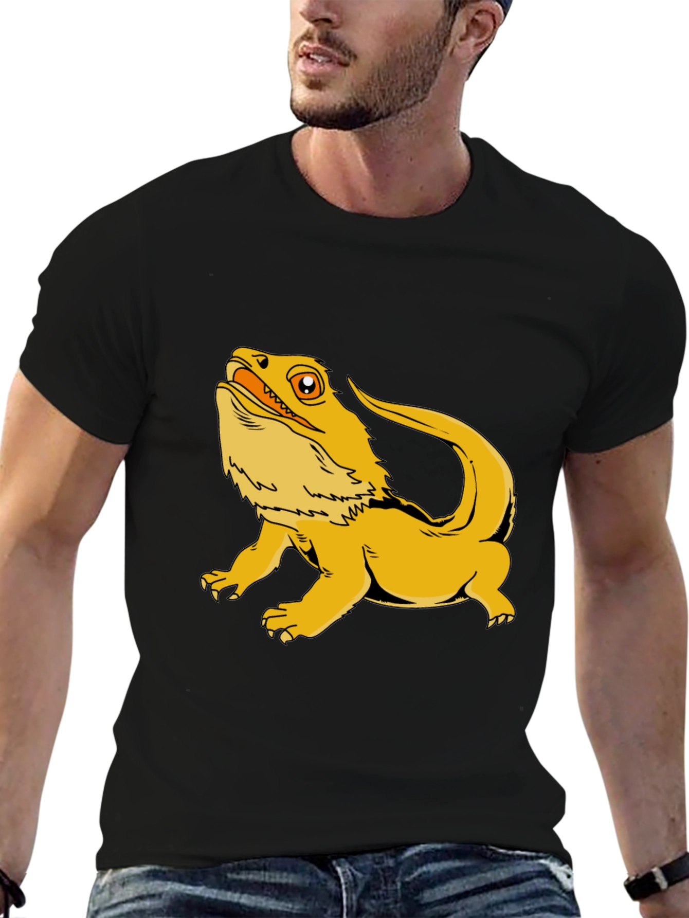 Bearded Dragon Graphic Tee - Cool Reptile Lover T-Shirt