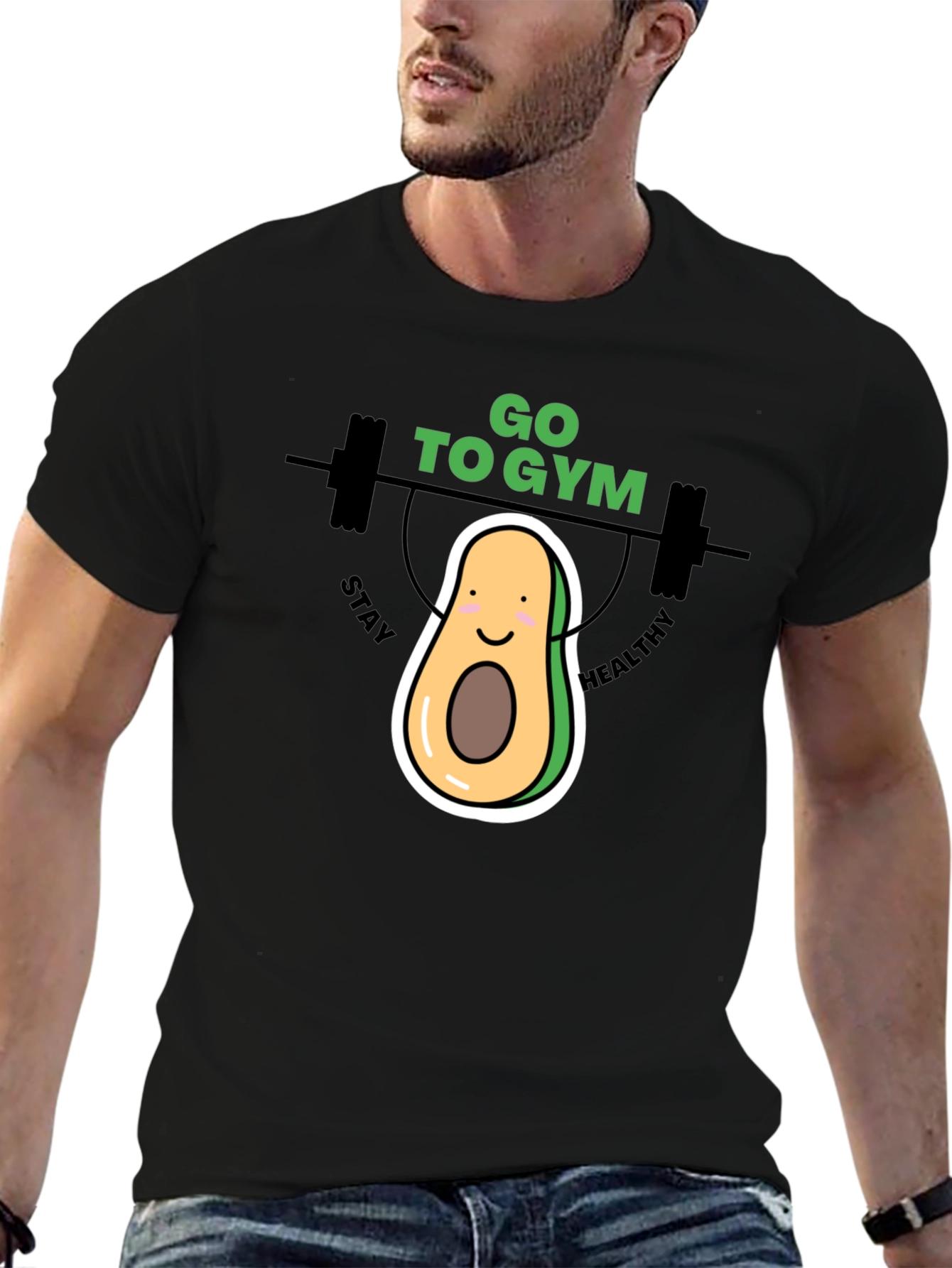 Go To Gym Avocado T-Shirt
