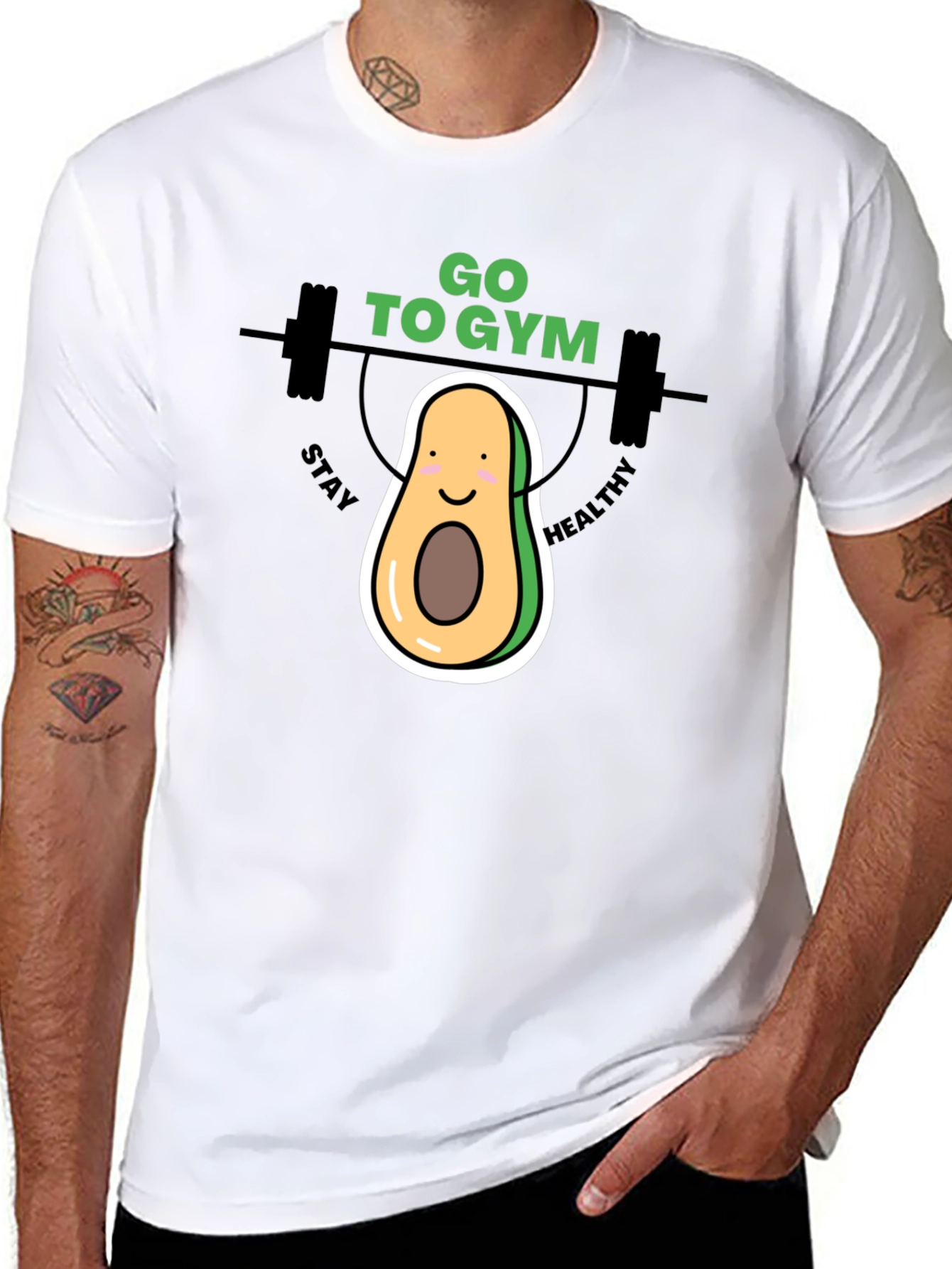 Go To Gym Avocado T-Shirt