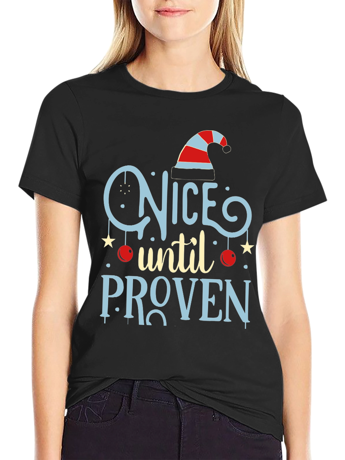 Naughty or Nice T-Shirt: Christmas Tee