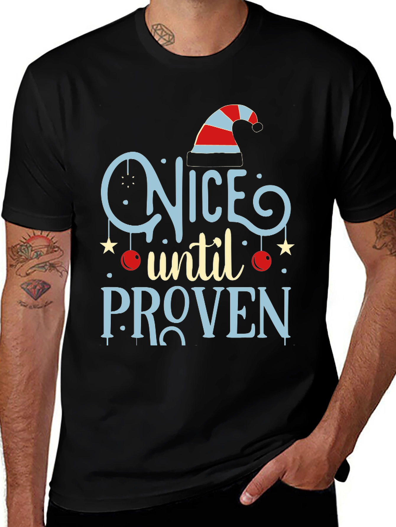 Naughty or Nice T-Shirt: Christmas Tee