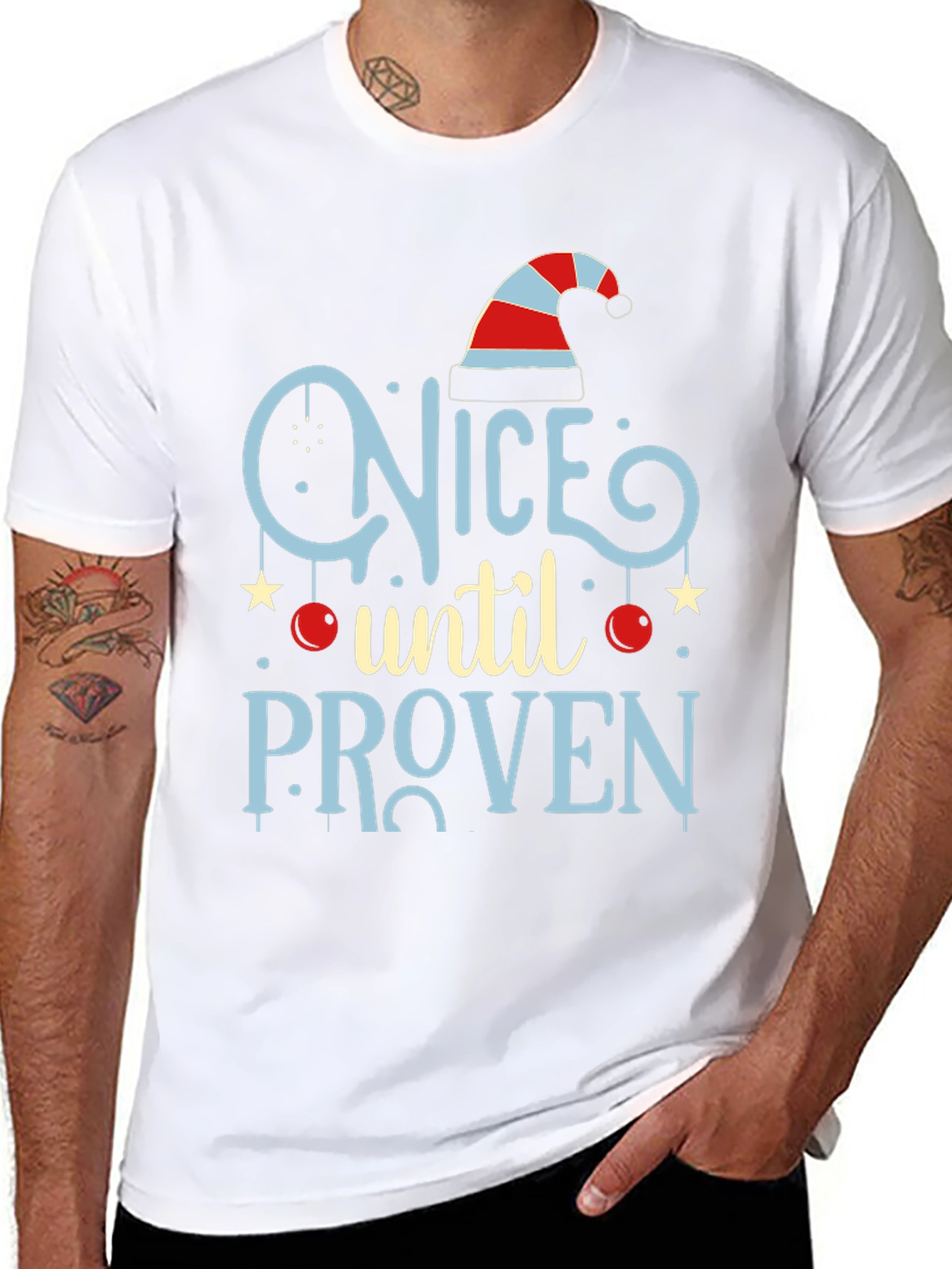 Naughty or Nice T-Shirt: Christmas Tee