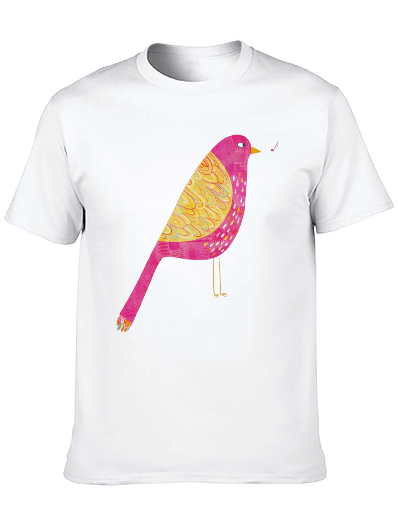 Singing Bird Graphic Tee - Black
