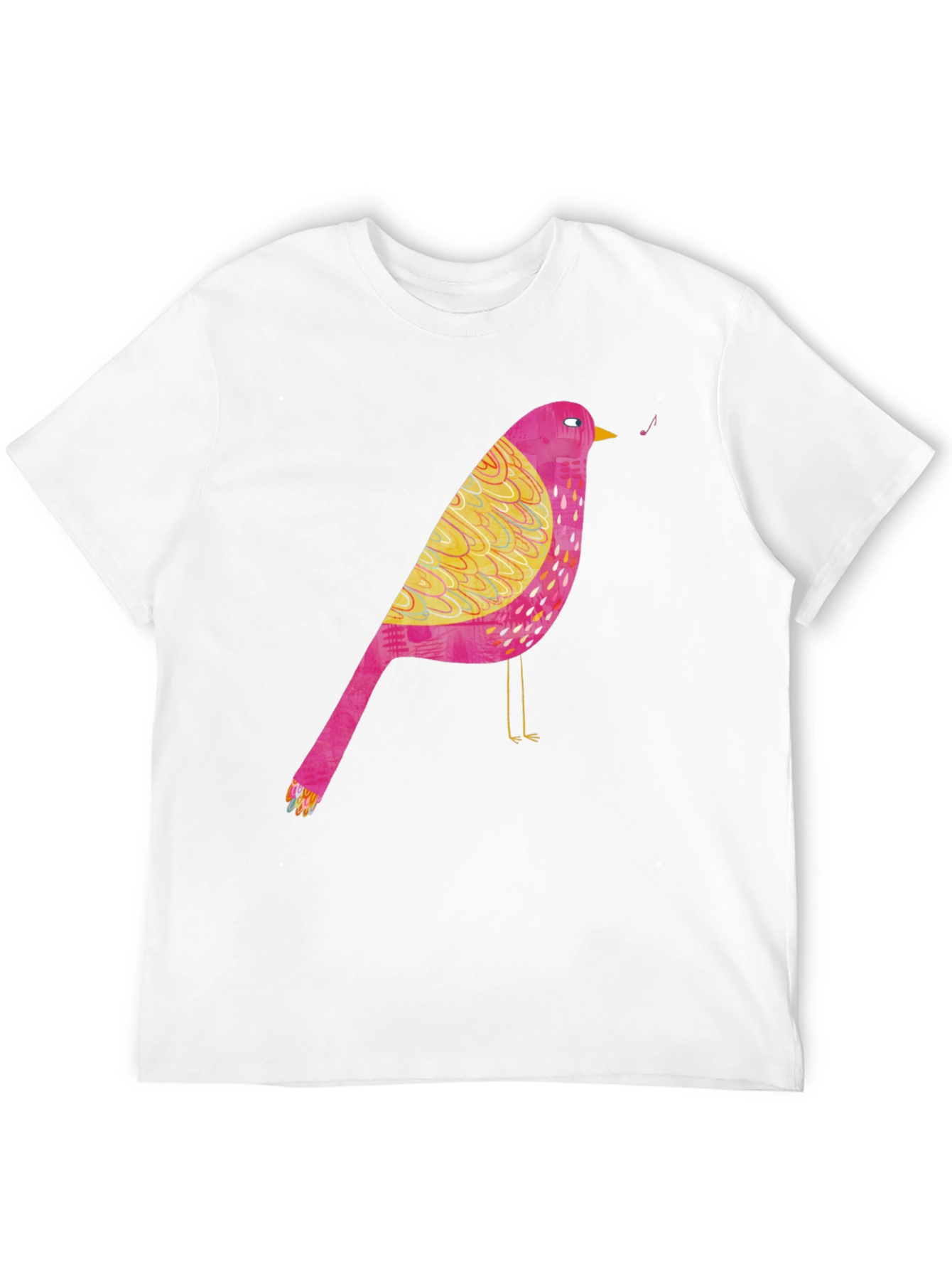 Singing Bird Graphic Tee - Black