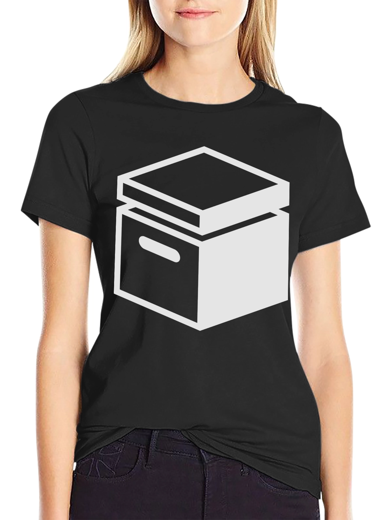 Box Graphic Black T-Shirt