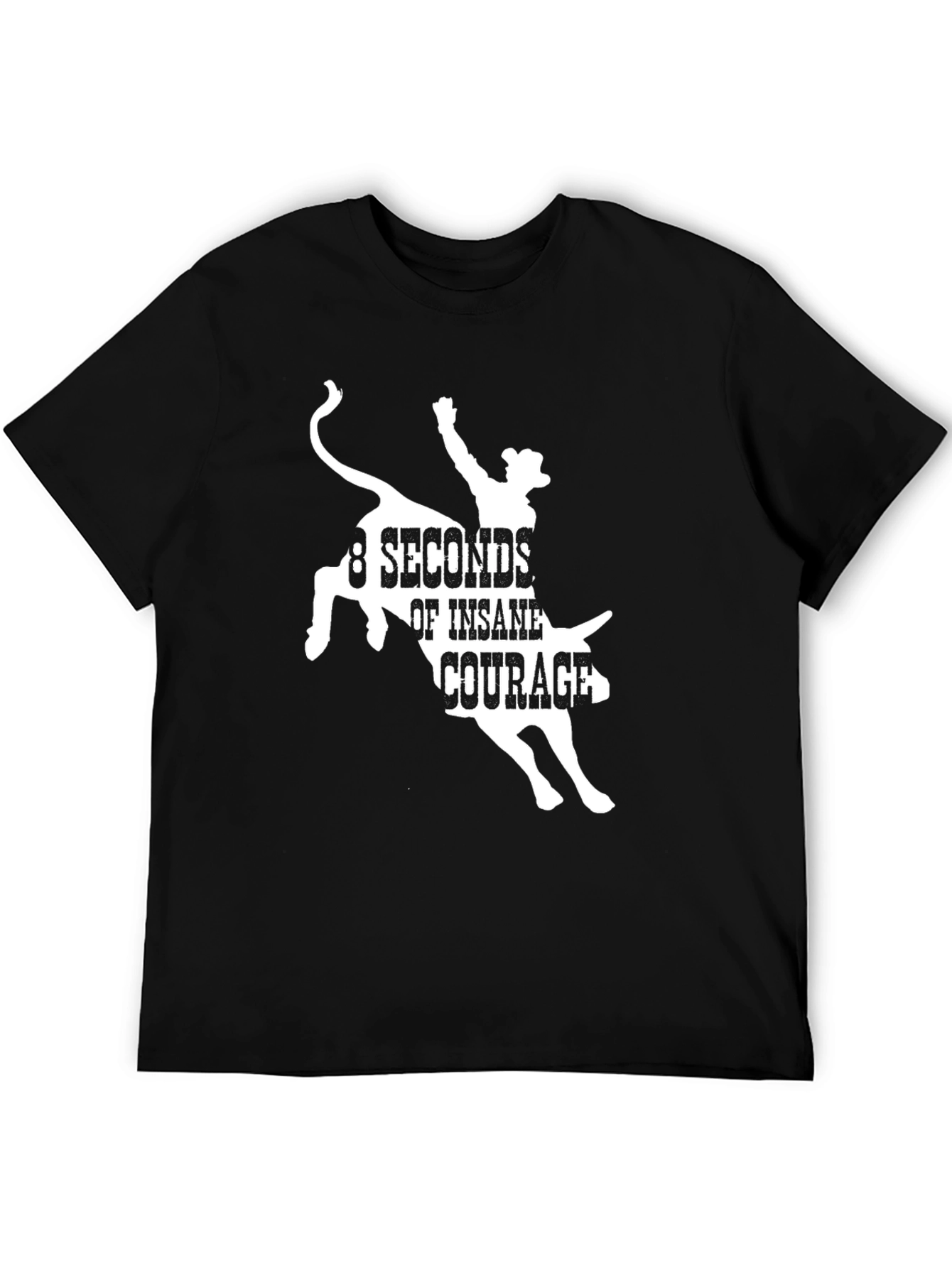8 Seconds of Insane Courage Graphic Tee