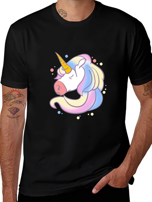 Unicorn Graphic Tee - Stylish & Comfortable Black T-Shirt