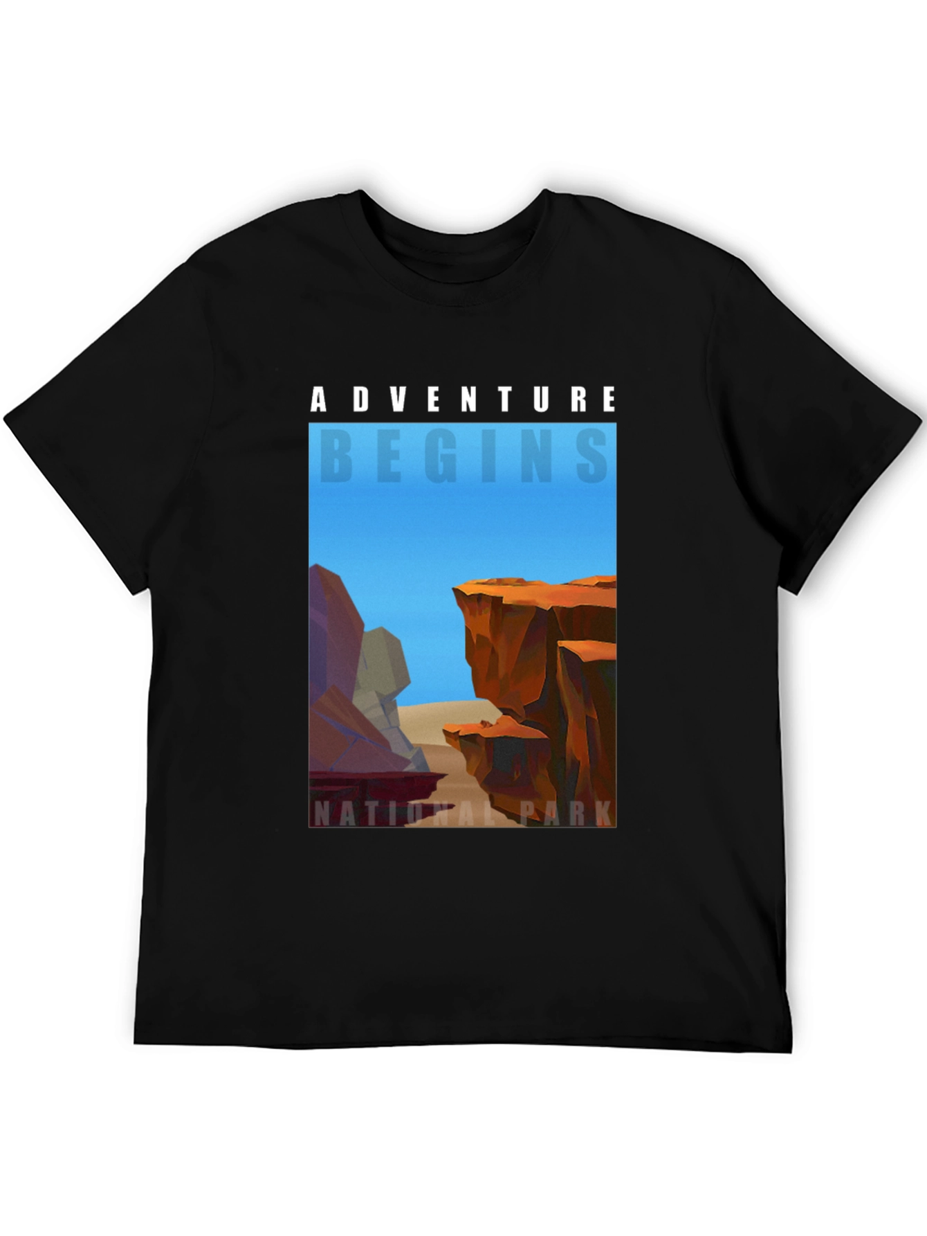 Adventure Begins National Park Graphic Tee
