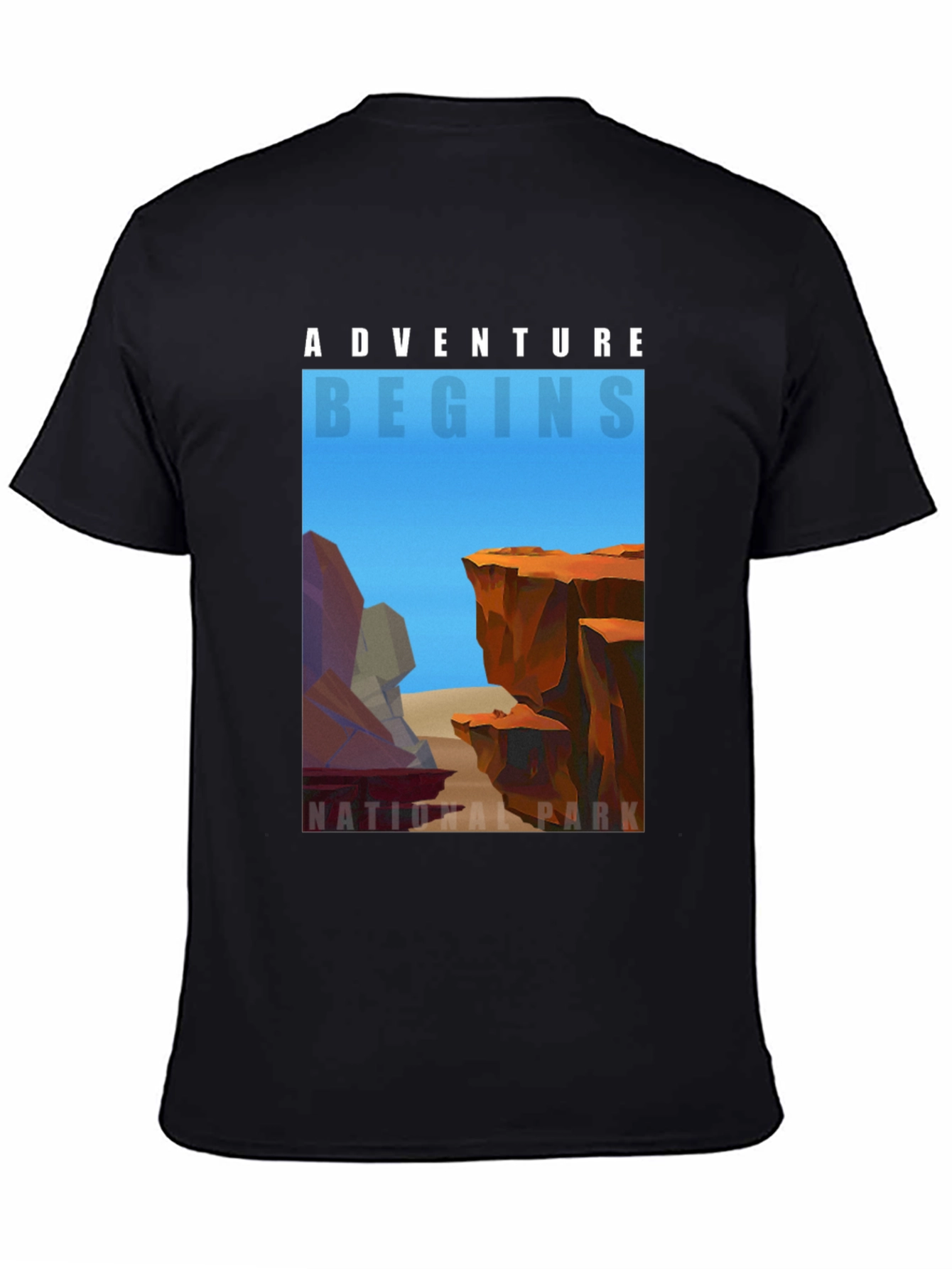 Adventure Begins National Park Graphic Tee