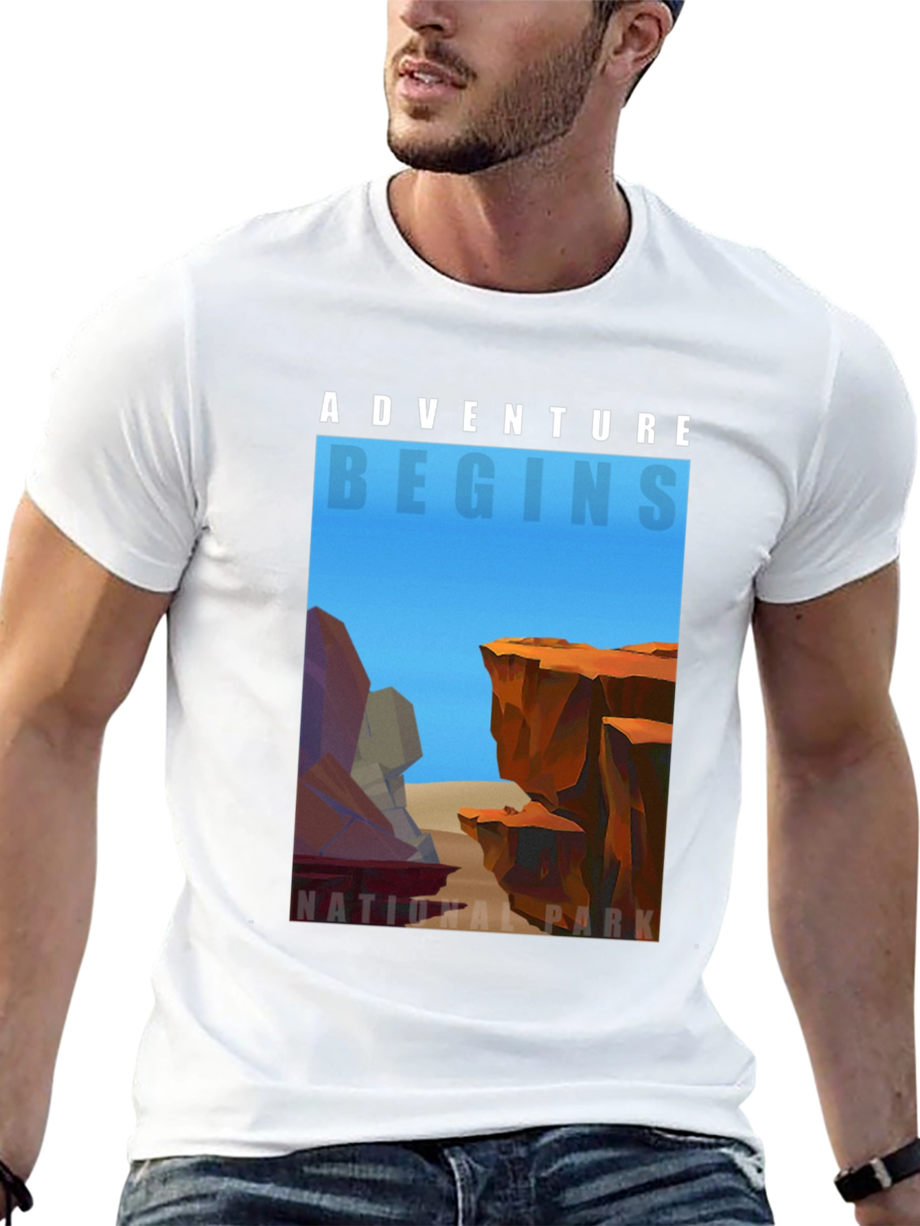 Adventure Begins National Park Graphic Tee