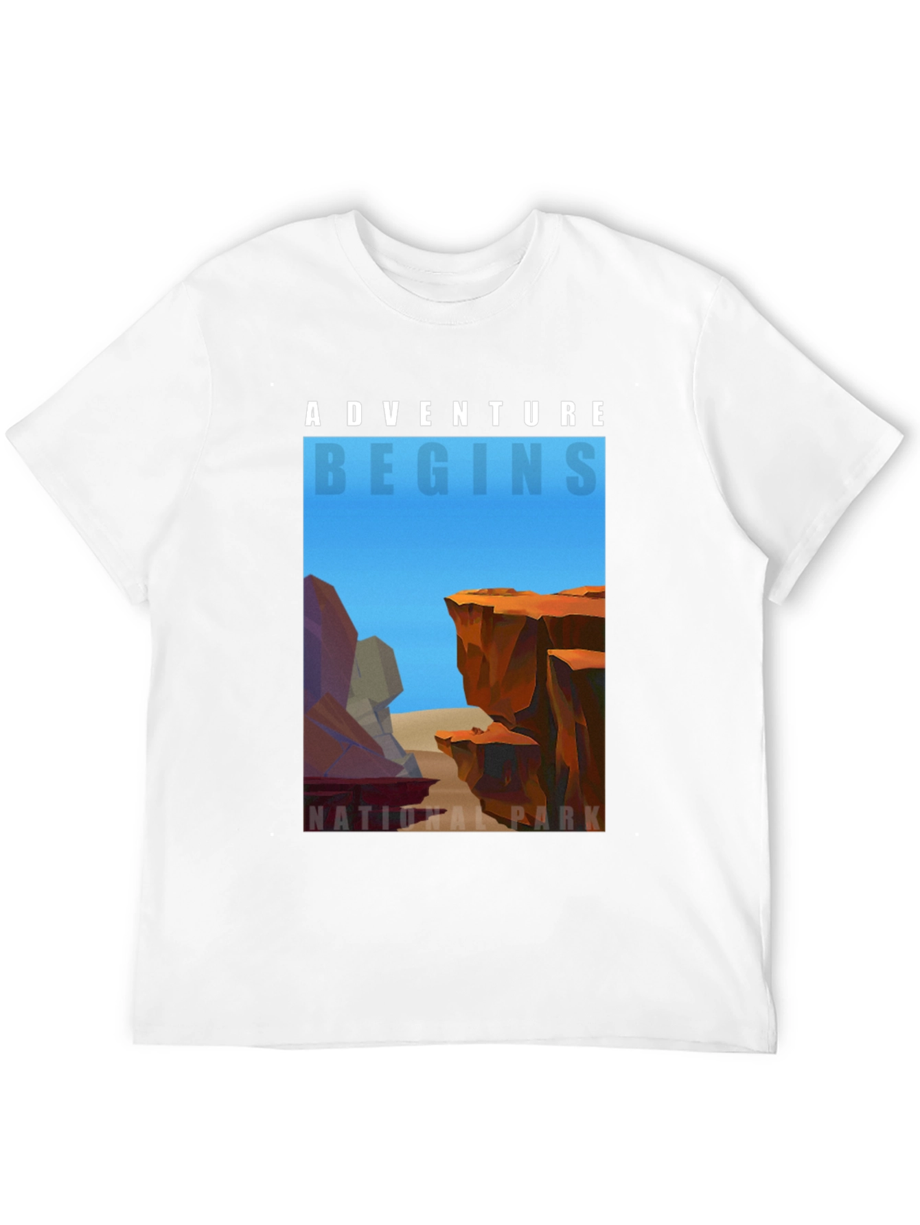 Adventure Begins National Park Graphic Tee