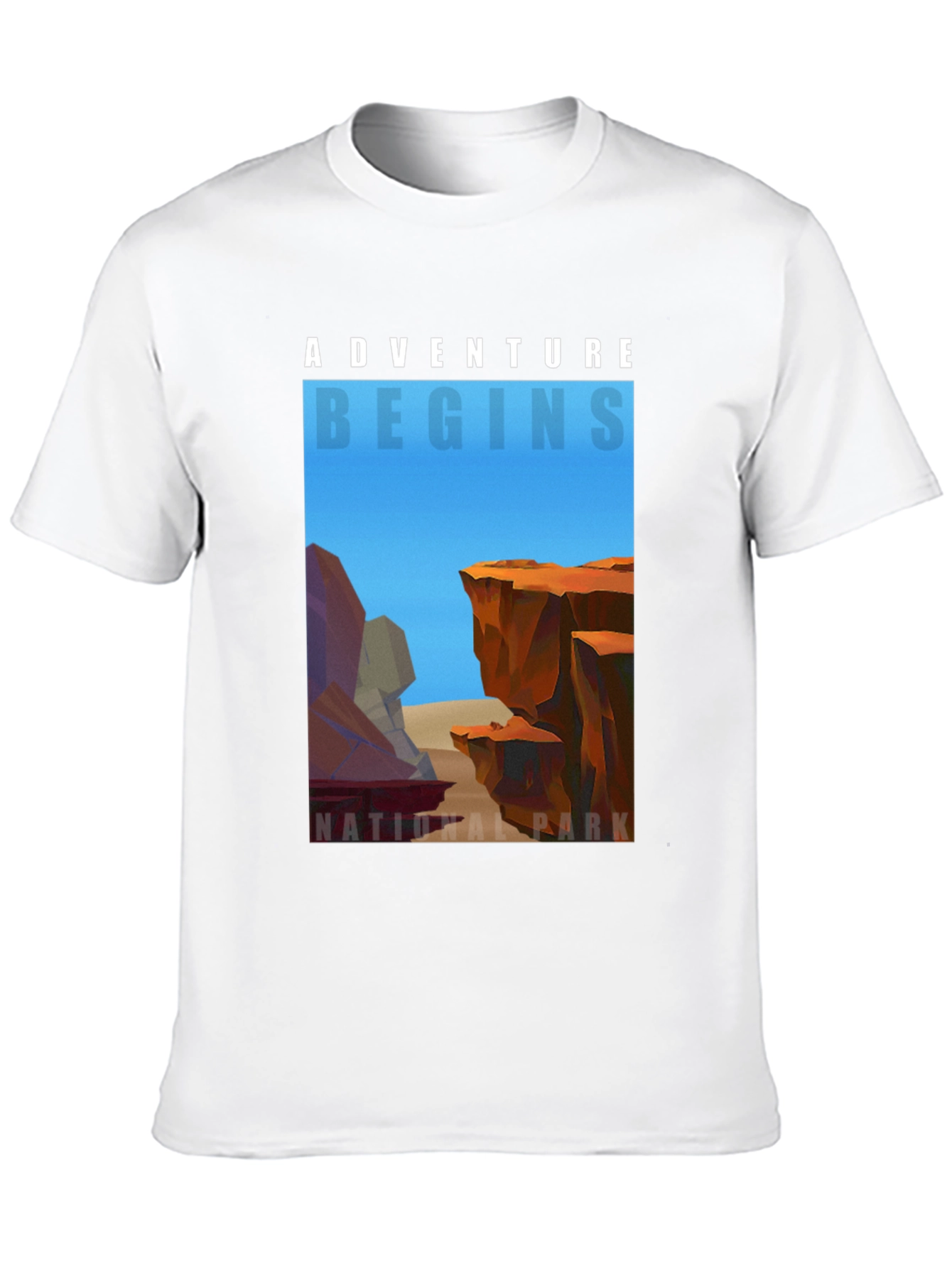 Adventure Begins National Park Graphic Tee