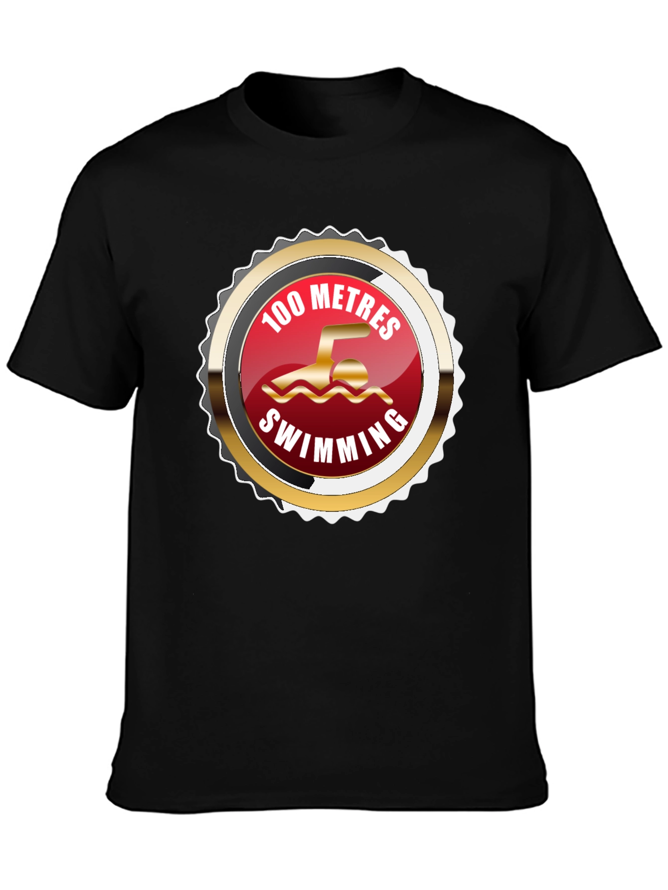 100 Metres Swimming T-Shirt