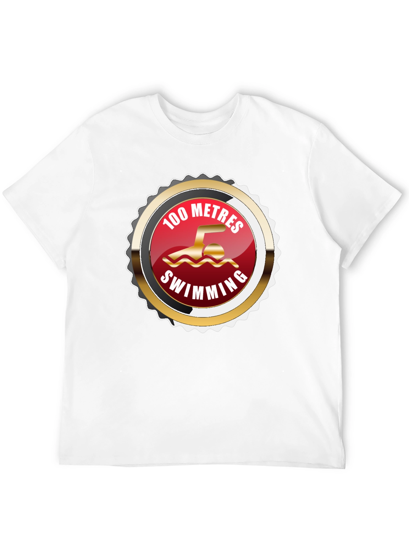 100 Metres Swimming T-Shirt