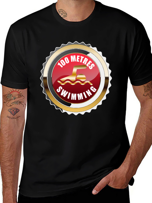 100 Metres Swimming T-Shirt